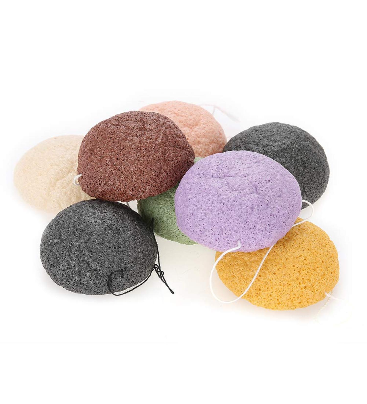 FILFEEL Facial Cleansing Sponge Set - 8PCS 100% Konjac Sponges for Gentle Face and Body Wash - Buy Online on SooperMarket.com