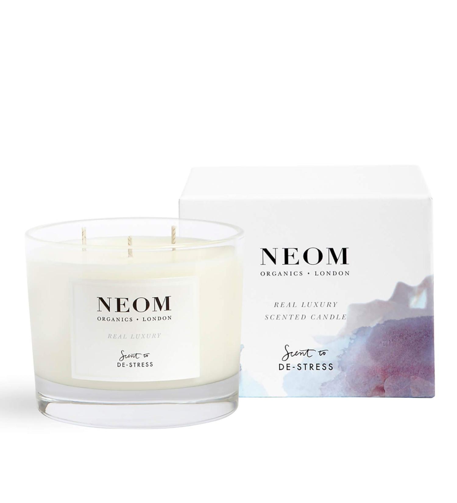 Neom Organics London De-Stress Candle 420g | Relaxing Scented Candle - Buy Online on SooperMarket.com