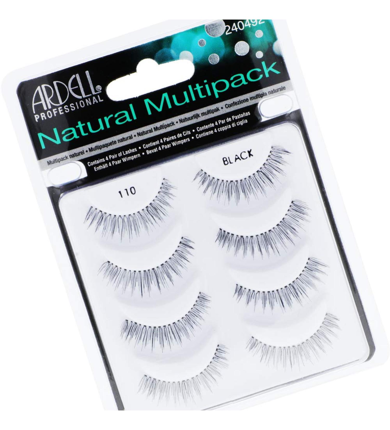 Ardell Natural Multipack 110 Black - 4 Pairs per Pack - Buy Online on SooperMarket.com