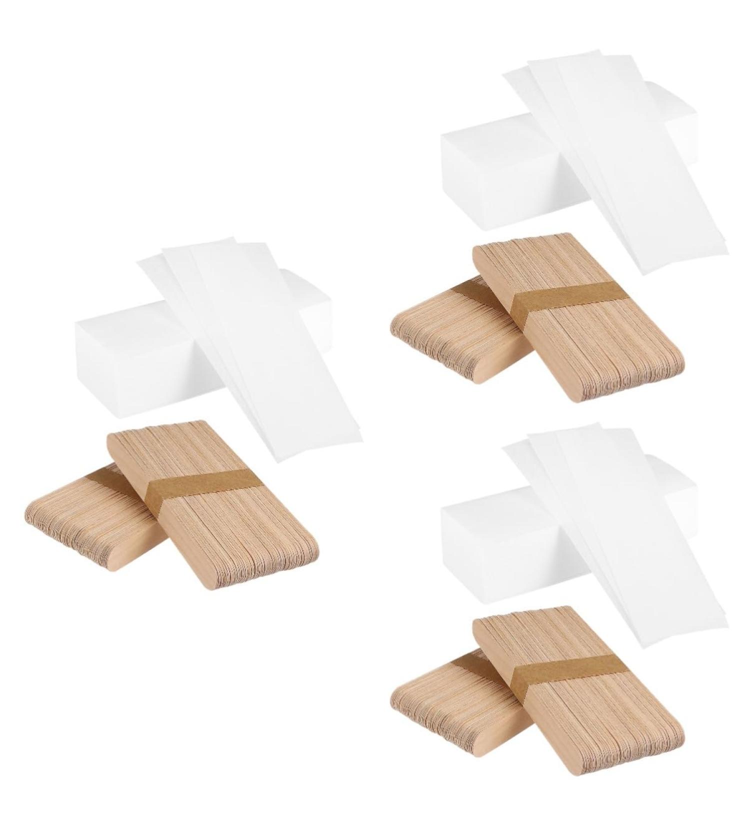 Beavorty 600 pcs Wax Strips for Face Hair Removal - Premium Wax Paper & Fleece Stabbing Strips | International Shipping - Buy Online on SooperMarket.com