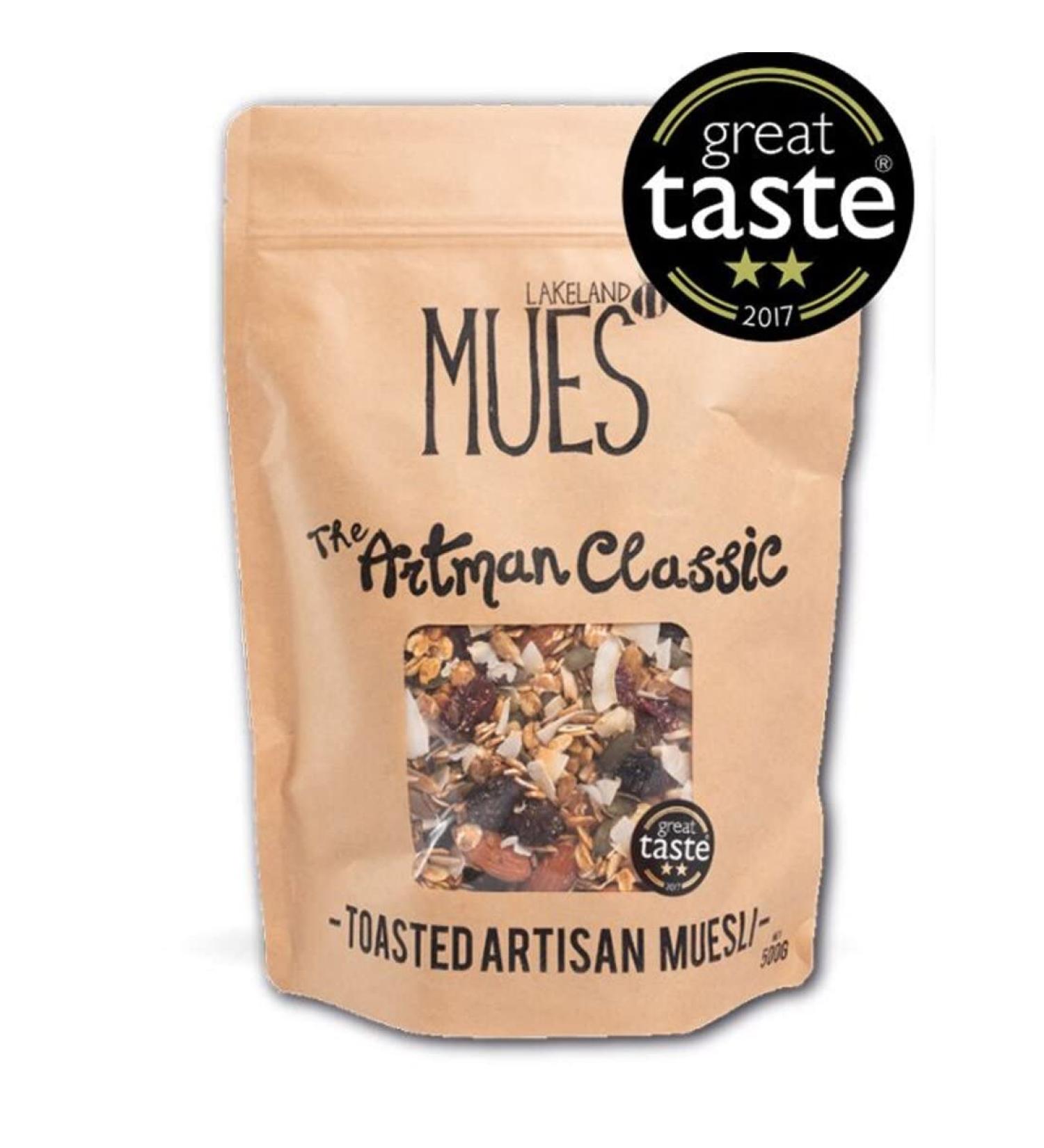 Lakeland Mues The Artman Classic Toasted Artisan Muesli 500g - Buy Online on SooperMarket.com