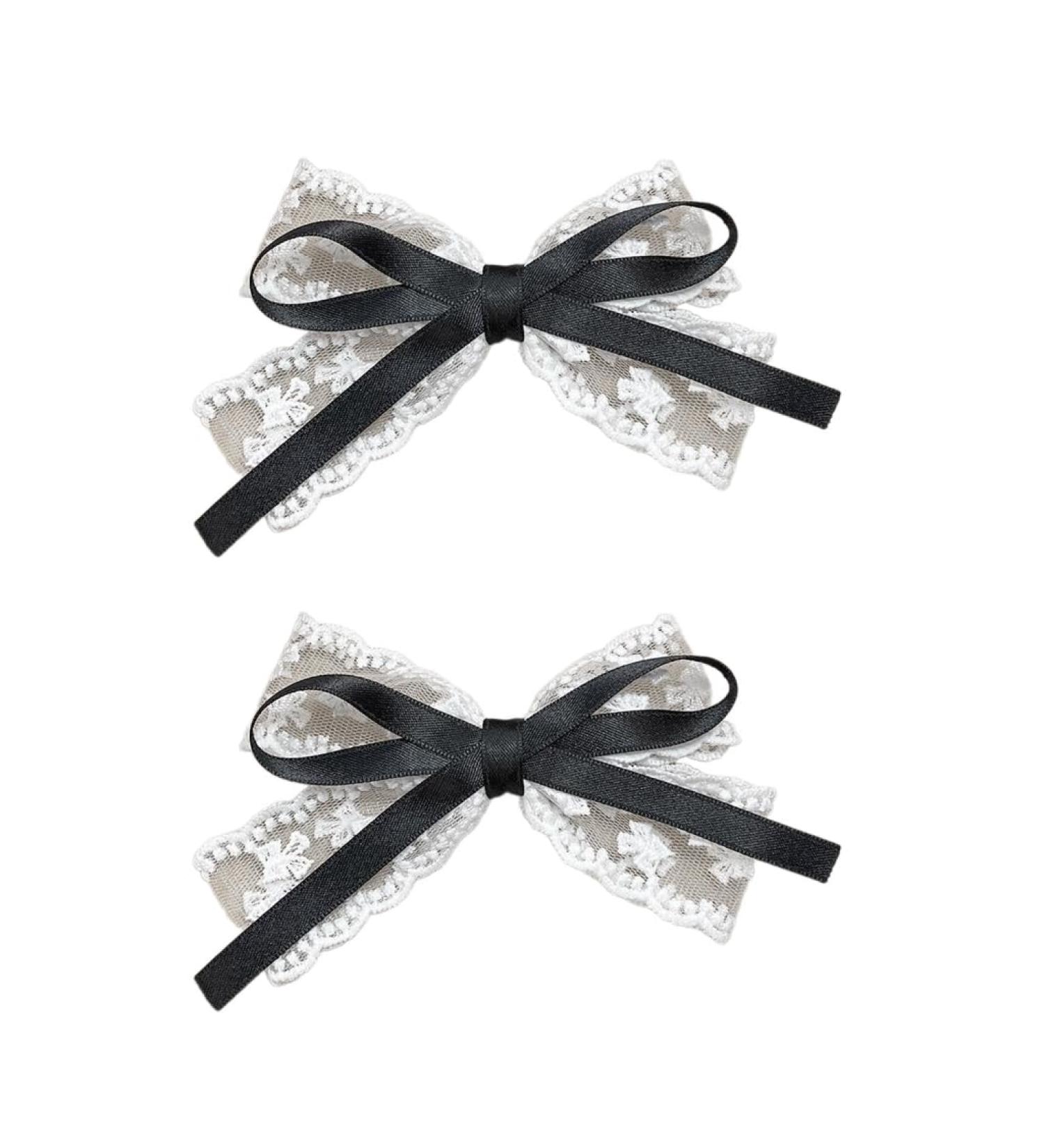 JSGHGDF Ribbon Elegant 2000s Style Side Clip Hair Clip Sweet Style knot Balletcore - Buy Online on SooperMarket.com