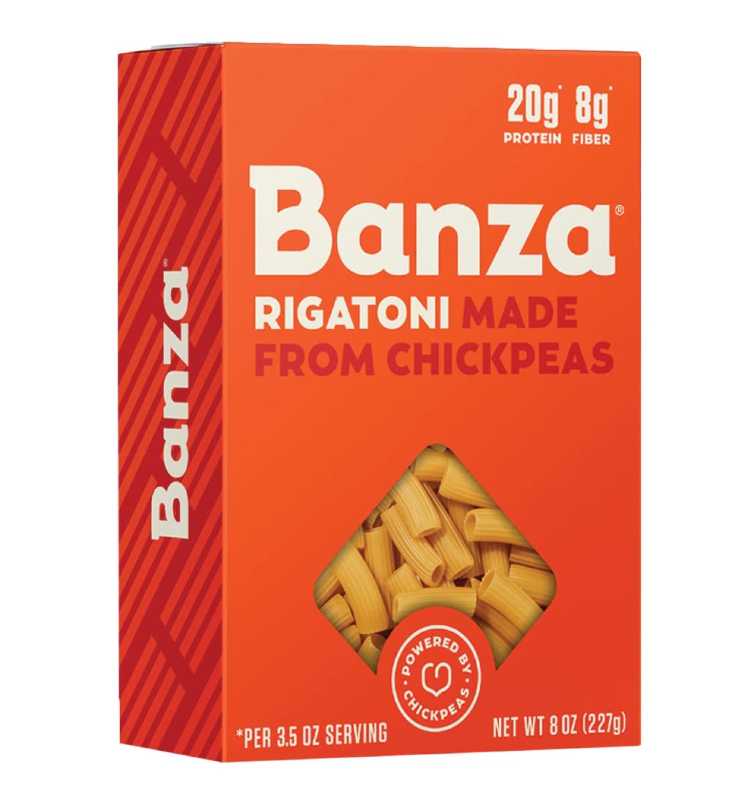 Banza Chickpea Rigatoni Pasta - Gluten-Free High Protein Healthy Choice (8 oz) - Buy Online on SooperMarket.com