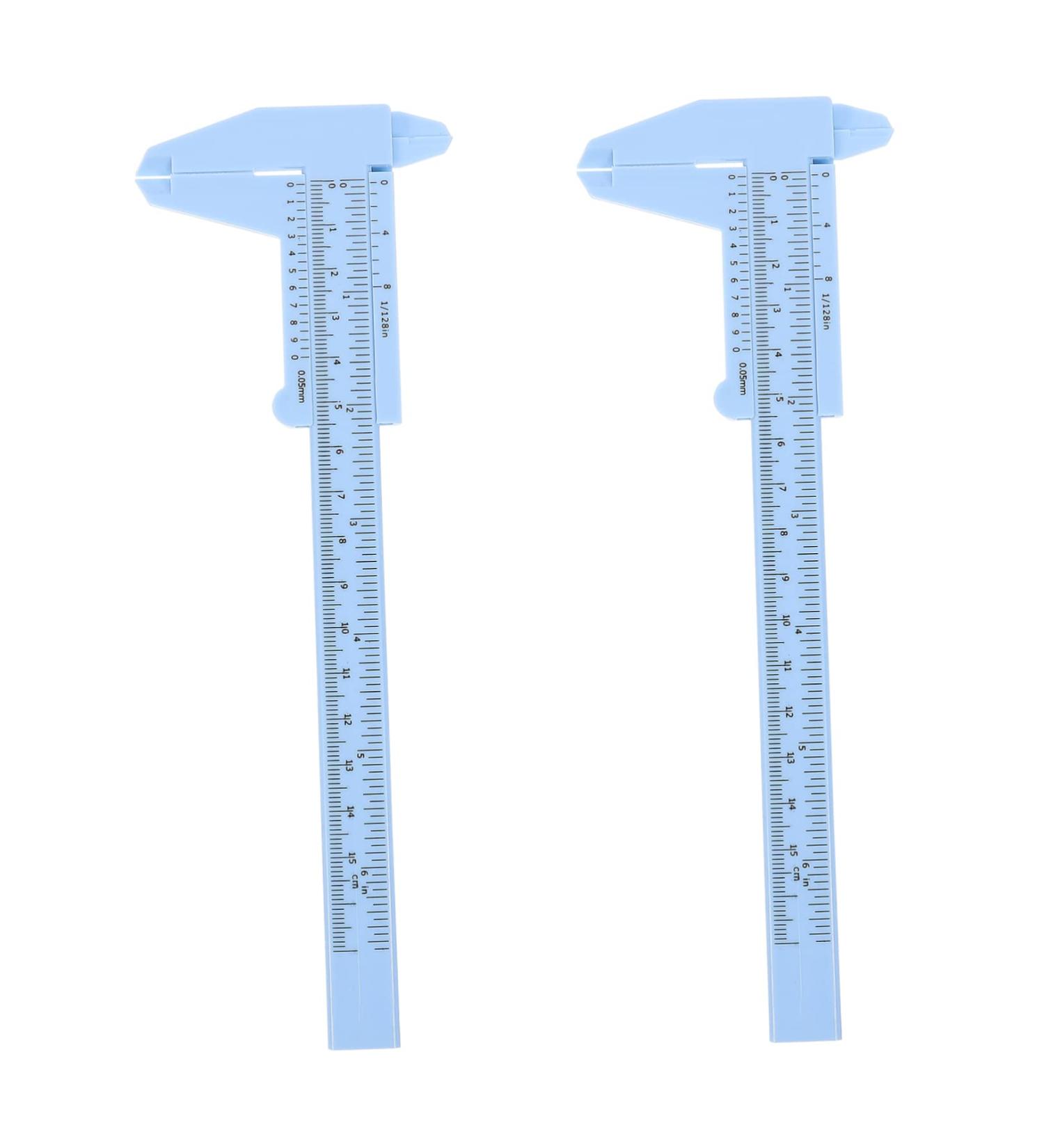 Angoily 2pcs Eyebrow Ruler Guitar Kits Leather Hair Tie Mini Makeup Tool Miss Multifunction Accessories - Buy Online on SooperMarket.com