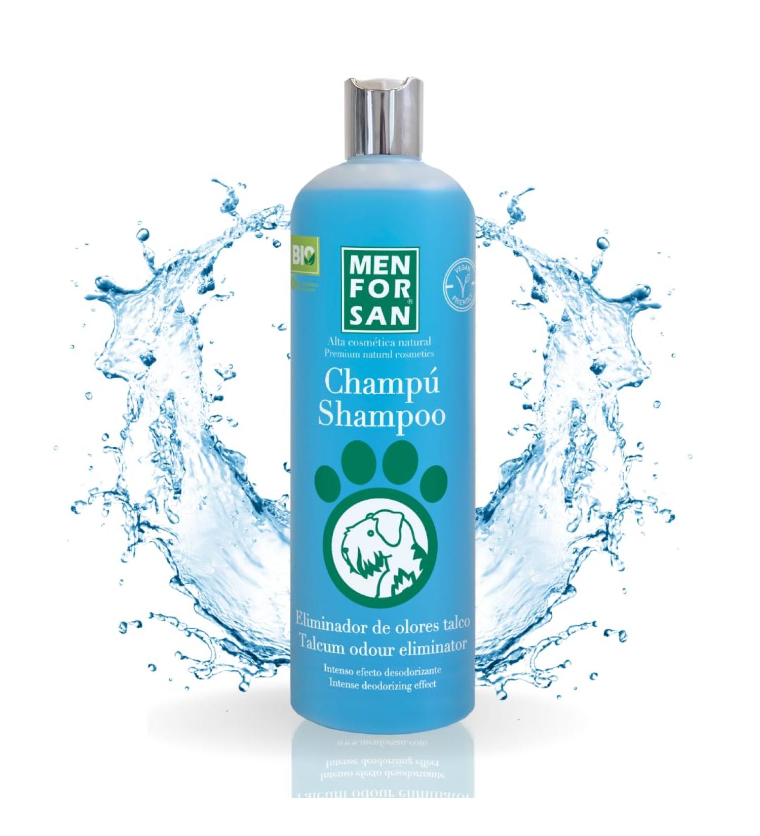 MENFORSAN Odour Eliminating Dog Shampoo - Removes Bad Odours Talc Infused 1L Best Pet Care for Fresh & Clean Coats - Buy Online on SooperMarket.com