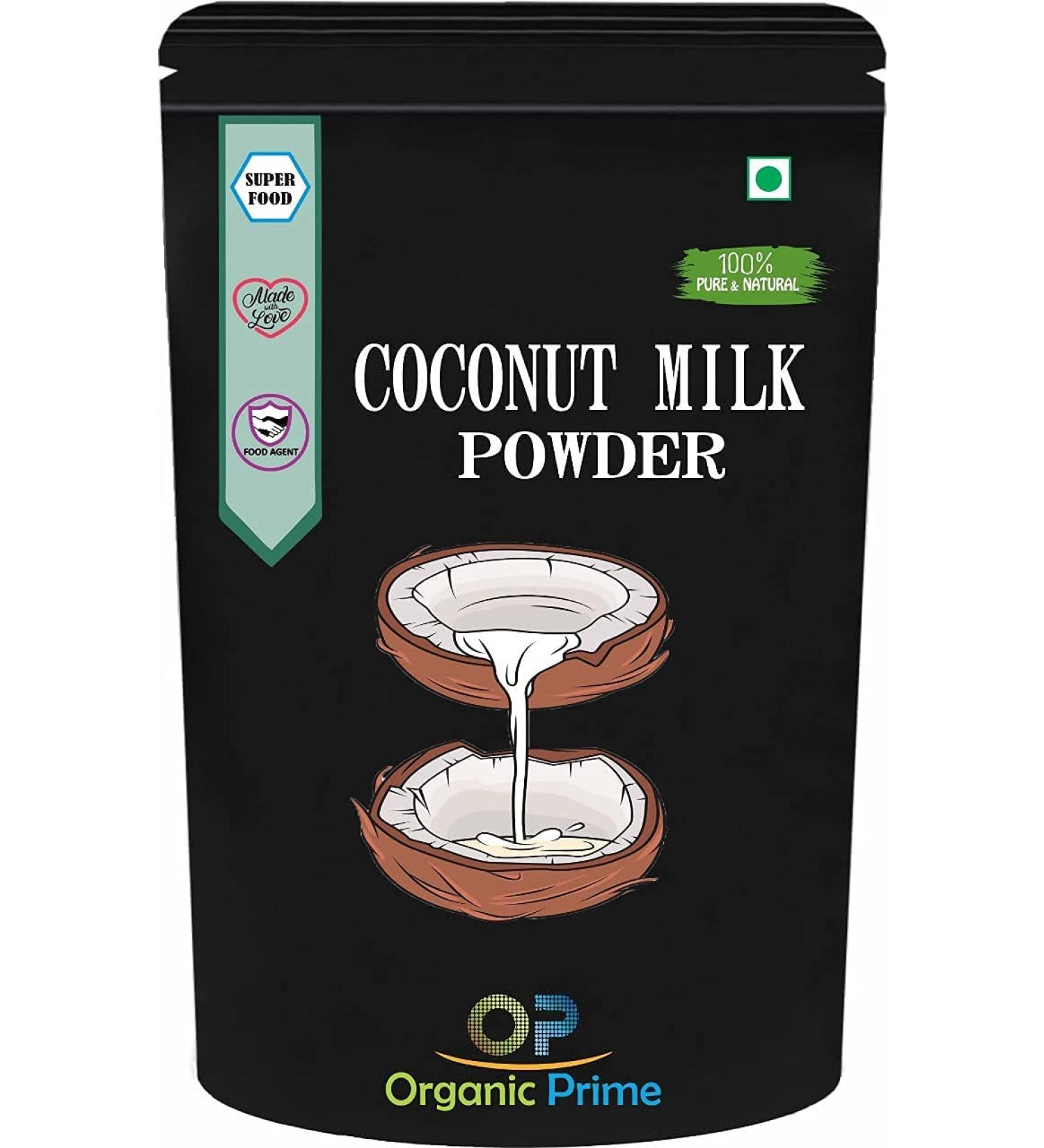 QRA Organic Prime Coconut Milk Powder | Keto Friendly | Dairy Free - 200 GM by Organic Prime - Buy Online on SooperMarket.com