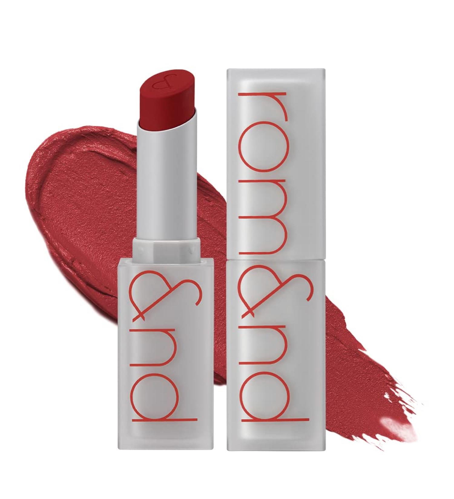 rom&nd Zero Matte Lipstick 3g 18 TANNING RED - Intense Color, Long-Lasting Matte Finish - Buy Online on SooperMarket.com