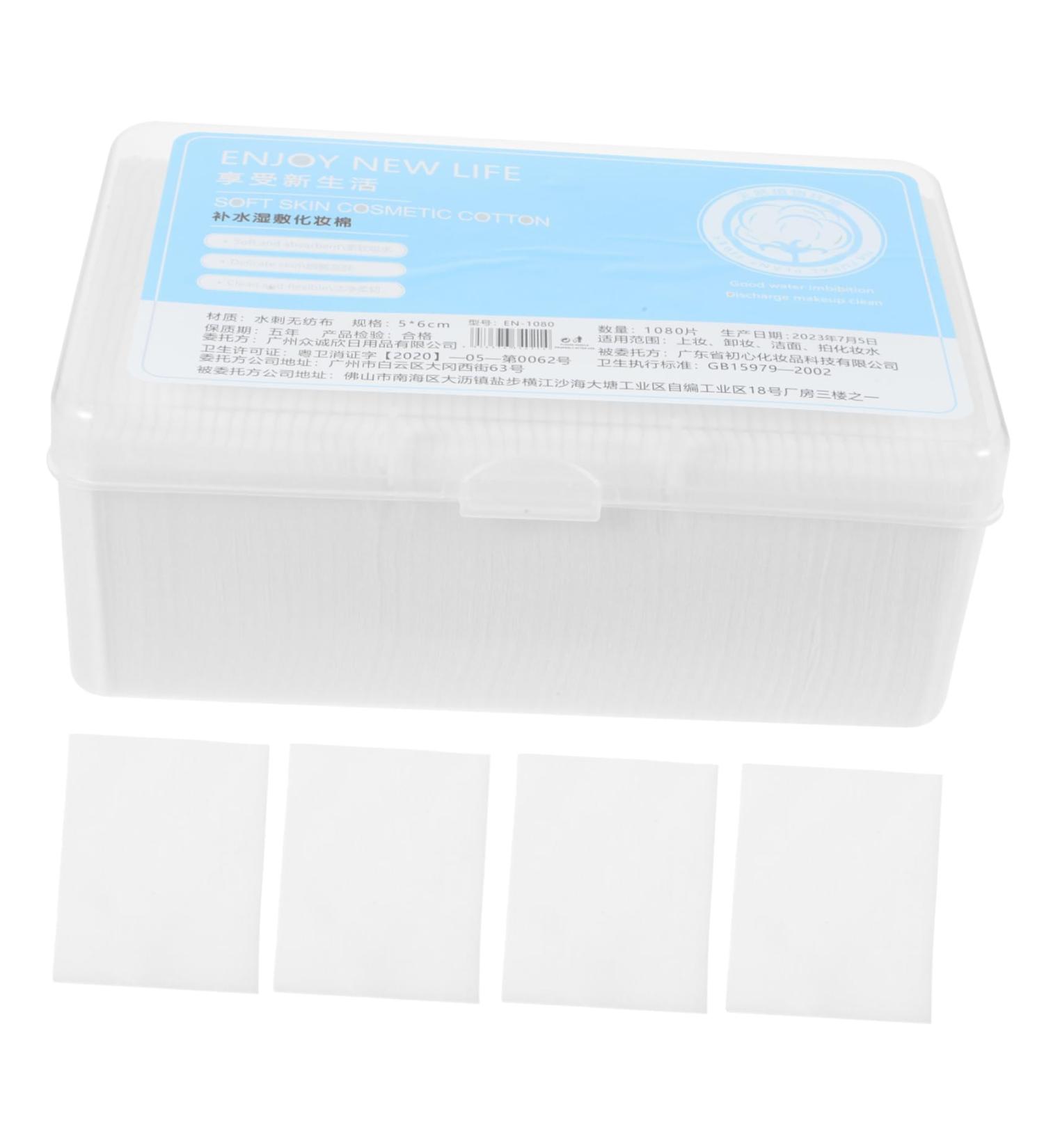 Beavorty 1080pcs Makeup Removal Pads - Eco-Friendly Cotton Pads for Face Nail Polish and Toner Application | Perfect for Women s Cosmetic Routine - Buy Online on SooperMarket.com