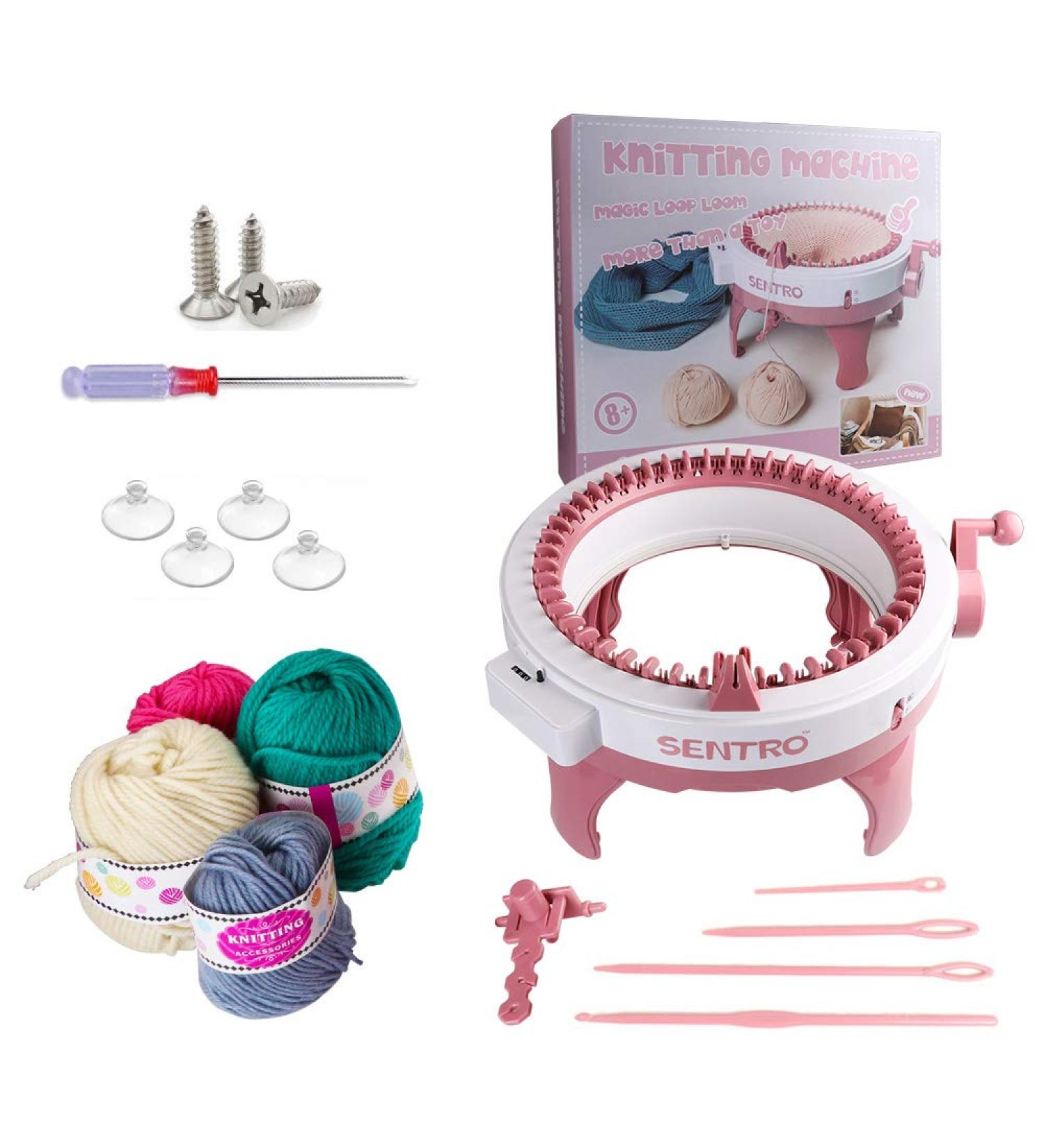 Umootek Knitting Machine SENTRO 48 Needles Smart Weaving Loom Kit - Buy Online on SooperMarket.com