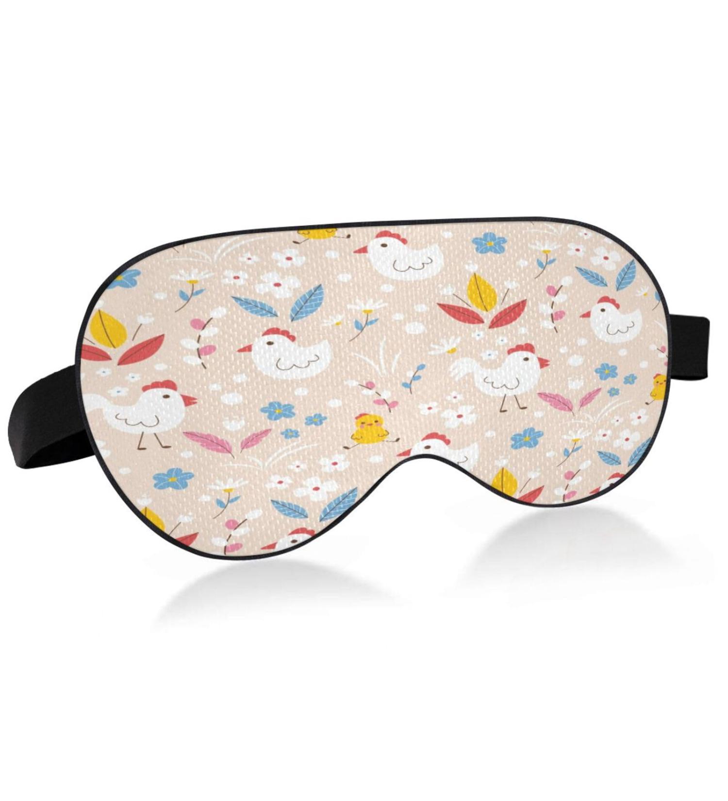 WELLDAY Farm Cute Roosters Sleep Mask - Soft Comfort Eye Shade Cover for Men Women - Buy Online on SooperMarket.com