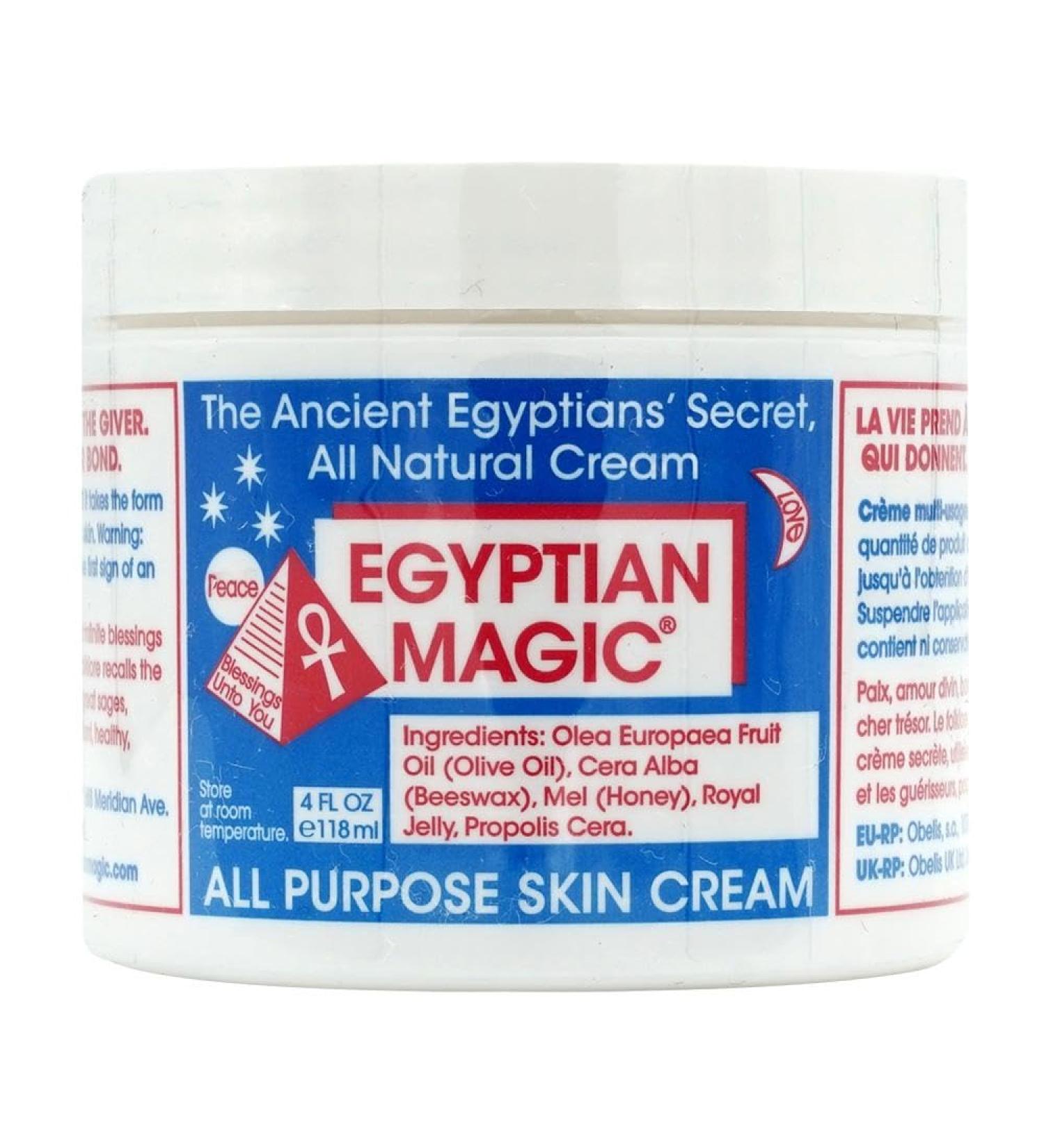 Egyptian Magic All Purpose Skin Cream - 4 oz Jar | Natural Moisturizer for Skin Relief & Beauty - Buy Online on SooperMarket.com