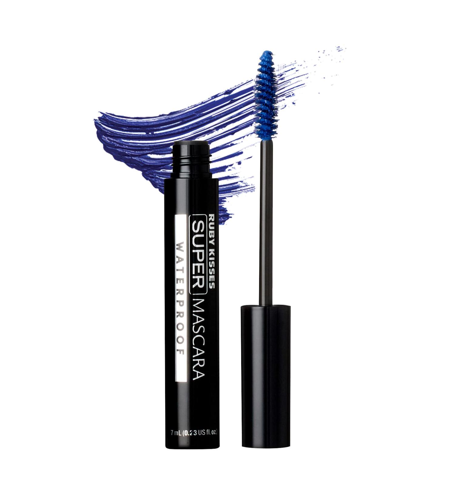 Ruby Kisses Super Waterproof Mascara - Navy Blue, Lengthening, Defining, Curling - Eye Makeup - Buy Online on SooperMarket.com
