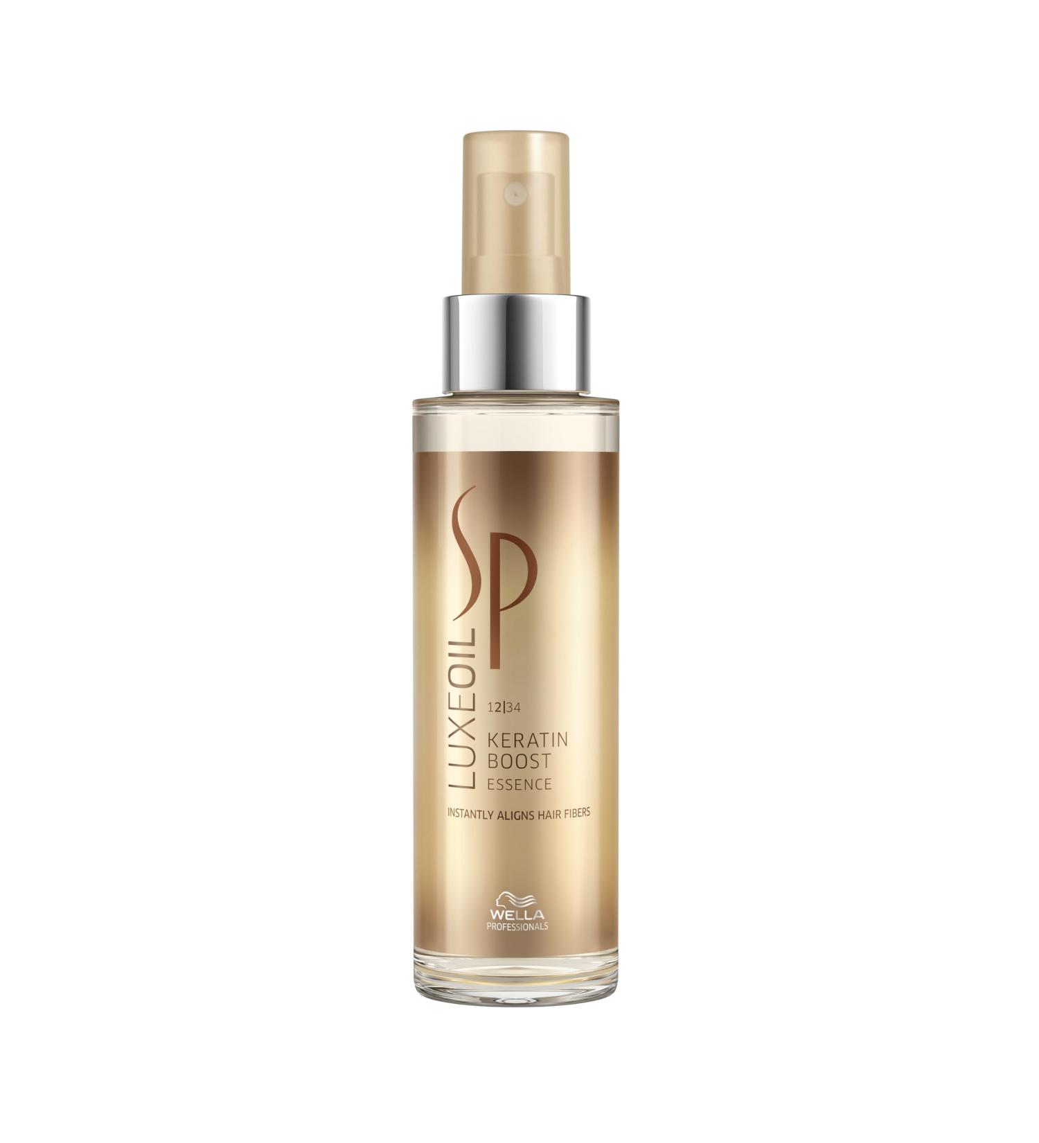 Wella SP System Professional Luxeoil Keratin Boost Essence Hair Oil 100 ml - Unscented - Best for Soft Healthy Hair - International Shipping Available - Buy Online on SooperMarket.com