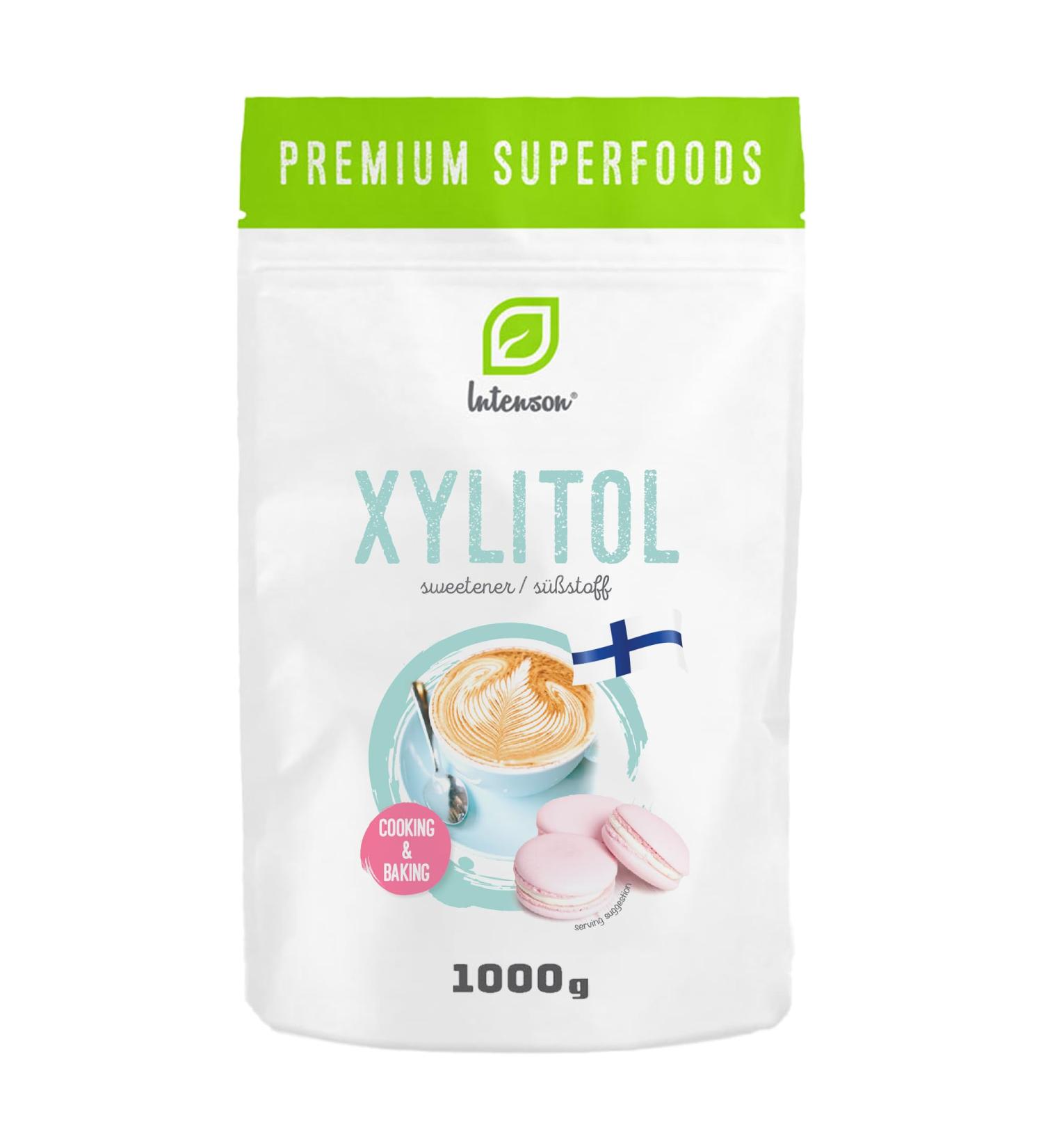 Intenson - Xylitol Sugar 1kg | Xylitol from Finland 1000g | Birch Sugar 100%. - Buy Online on SooperMarket.com
