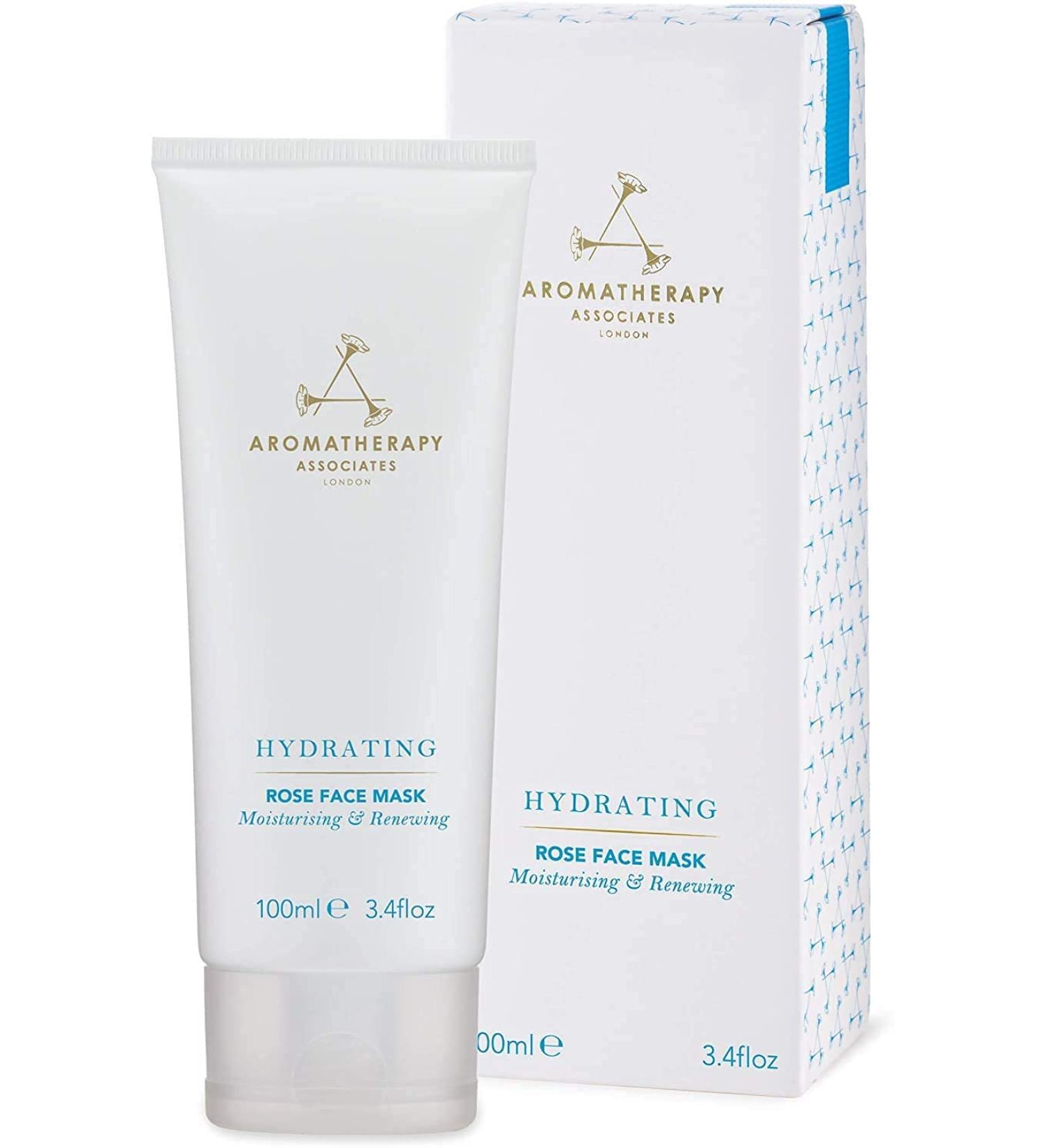 Aromatherapy Associates Hydrating Rose Face Mask - Moisturizing Gel Mask with Damask Rose Water for Glowing Skin (3.4 fl oz) - International Shipping Available - Buy Online on SooperMarket.com