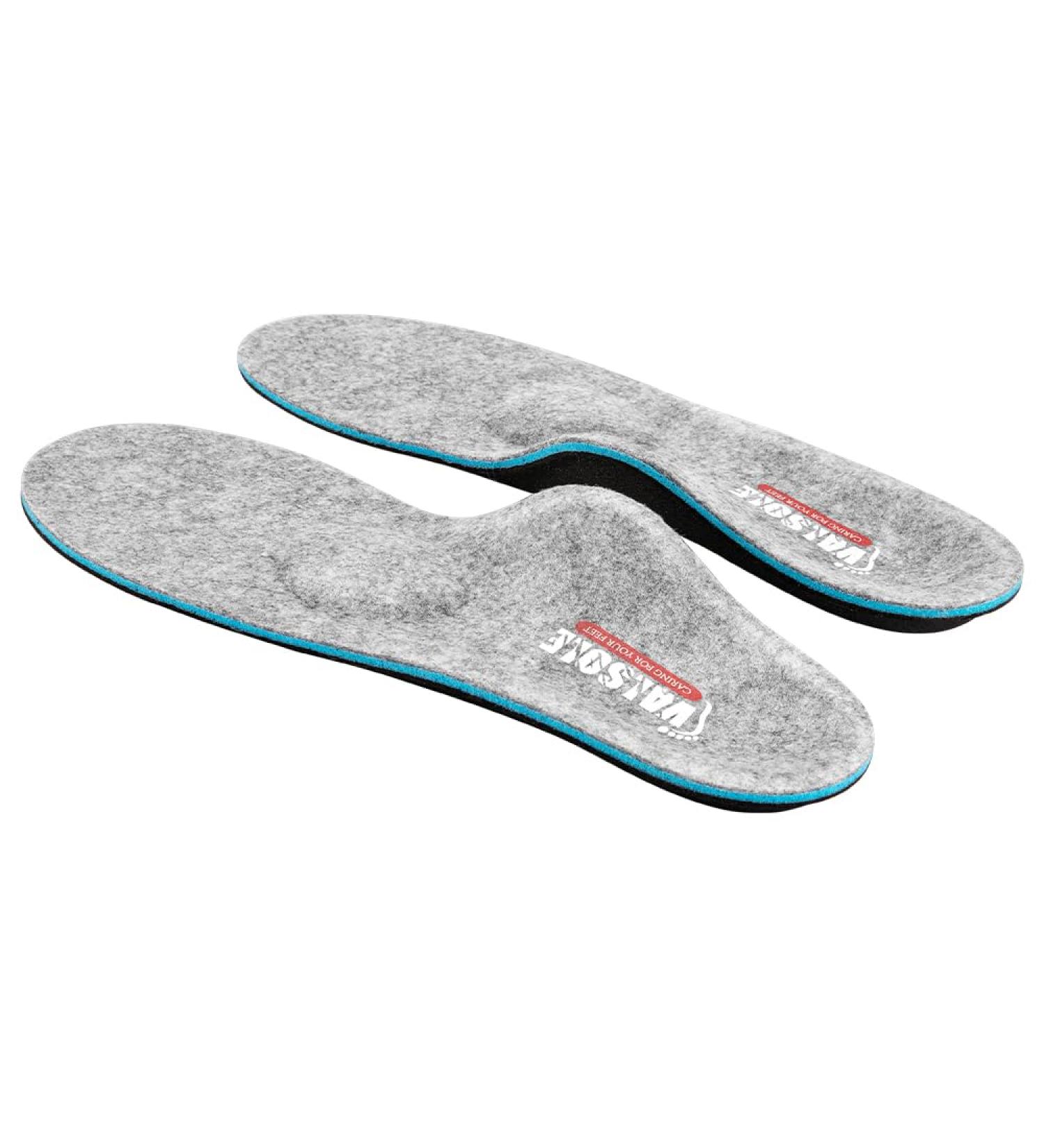 Valsole Orthopedic Insoles for Men & Women | Soft Functional Shoe Inserts for Flat Feet & Plantar Fasciitis | EU Size 41-42 (27cm) - Relief from Foot Pain - Buy Online on SooperMarket.com