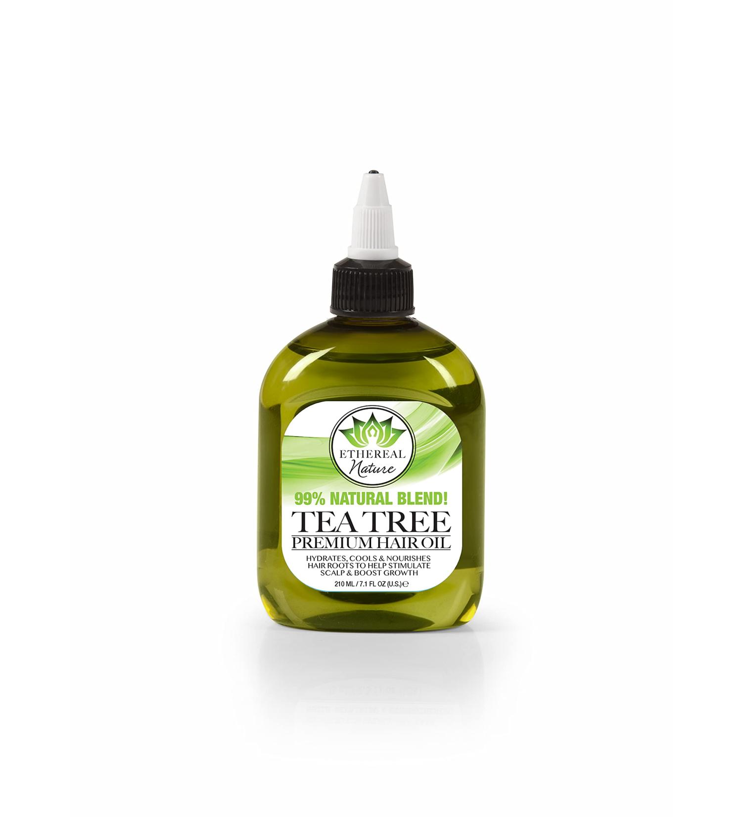 Ethereal Nature 99% Natural Hair Oil Blend with Tea Tree - 7.1 oz | Nourish & Protect Your Hair - Buy Online on SooperMarket.com
