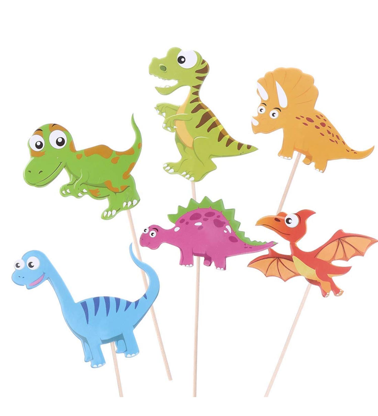 60 Pieces Dinosaur Cupcake Toppers Picks for Kids Birthday Party and Baby Shower Cake Decoration - Buy Online on SooperMarket.com