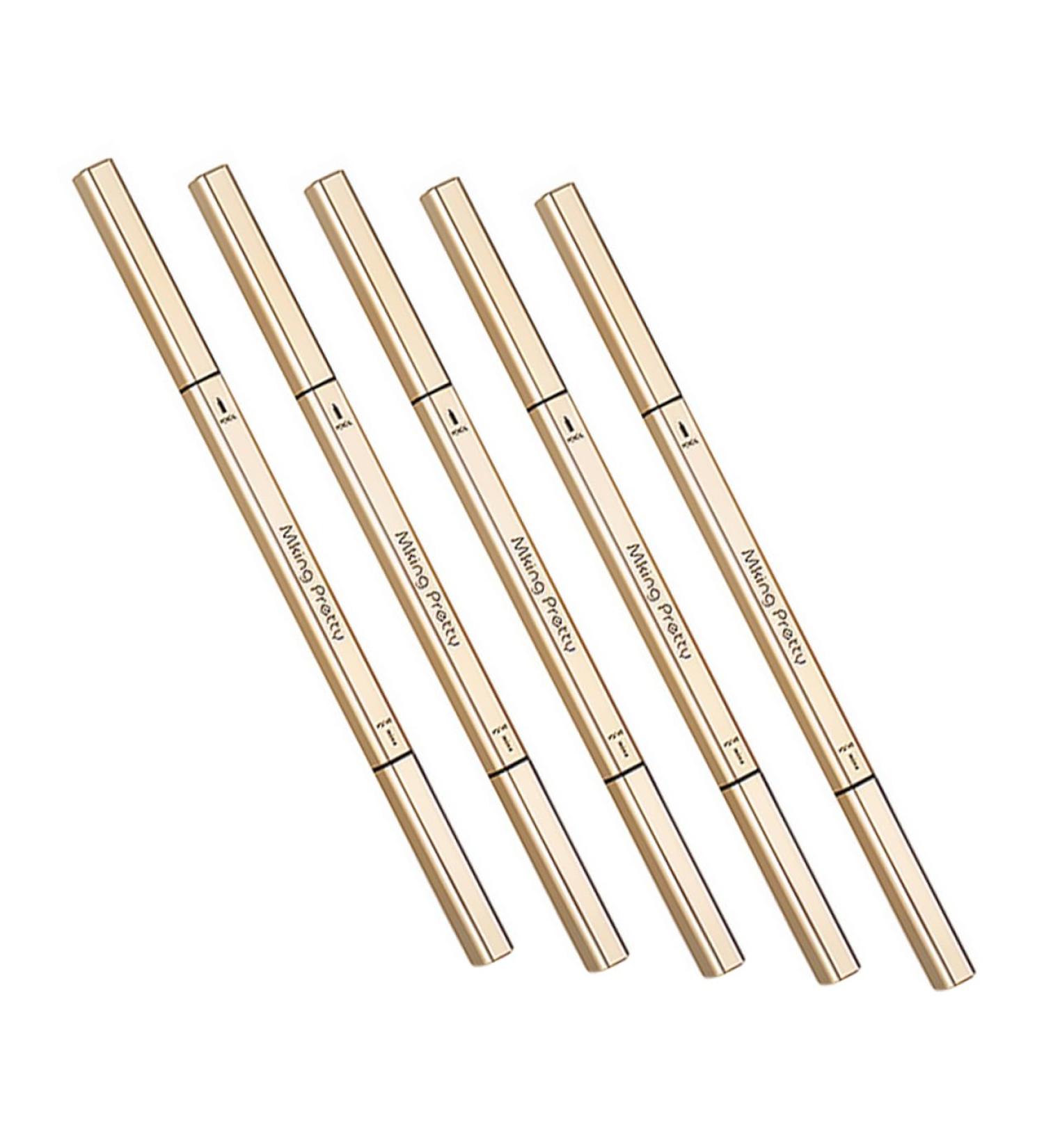 Beavorty 5pcs Double Ended Eyebrow Pencil Waterproof Eyebrow Pen Double- Head Eyebrow Pens Makeup Tools - Buy Online on SooperMarket.com
