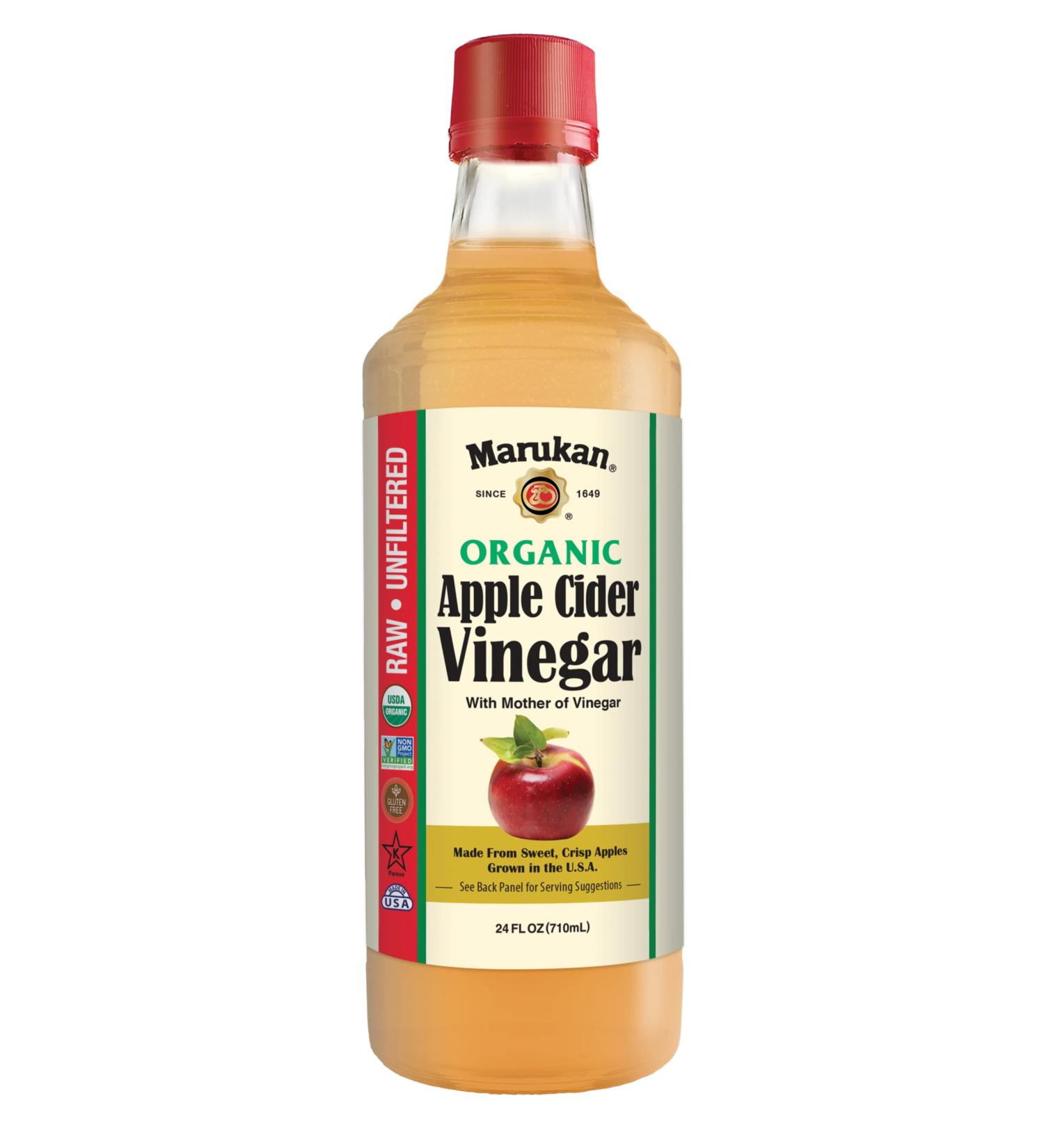 Marukan Organic Apple Cider Vinegar 24 fl oz Glass Bottle - Pack of 1 - Buy Online on SooperMarket.com