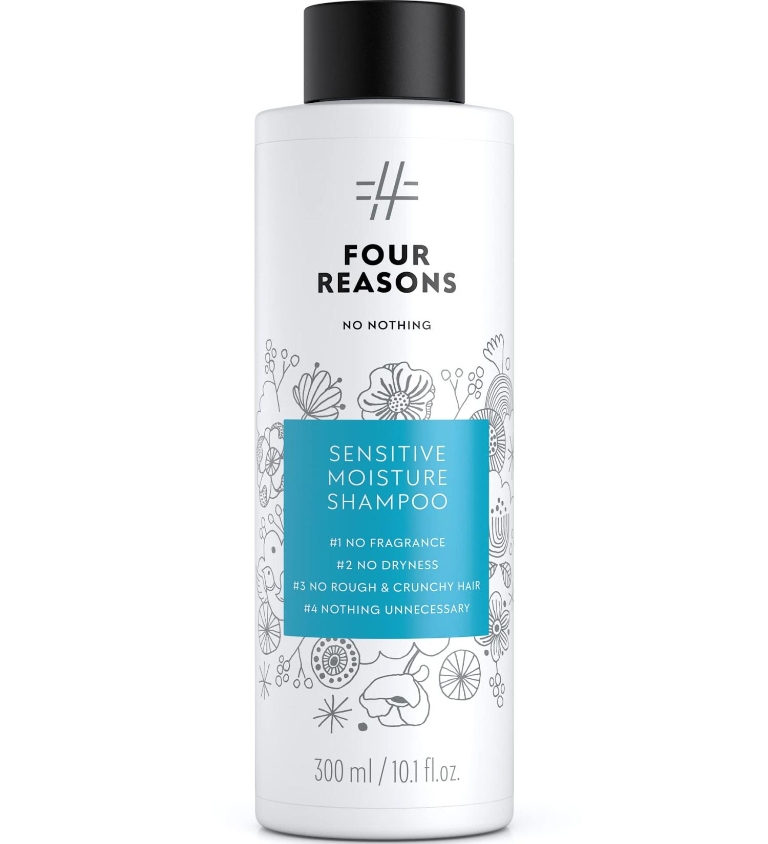 No Nothing Sensitive Moisture Shampoo - Fragrance Free, Hypoallergenic, Paraben Free, Vegan - Ideal for Dry and Normal Hair, Sensitive Scalp and Skin - 10.15 oz - Buy Online on SooperMarket.com