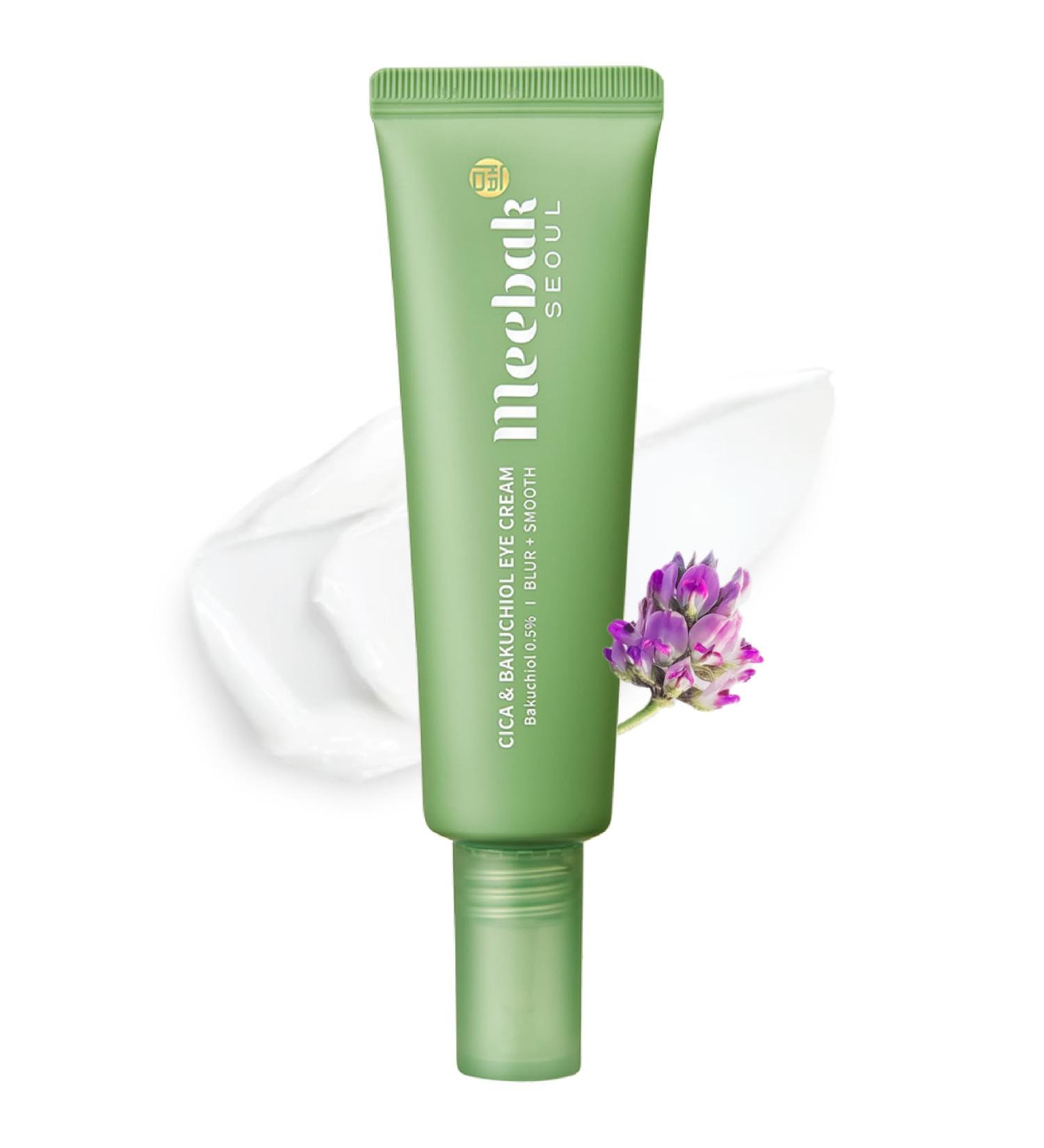 Meebak Eye Cream - Anti-Aging Firming Treatment with Bakuchiol Caffeine & Cica for Dark Circles & Puffiness - 1.01 fl oz - Buy Online on SooperMarket.com