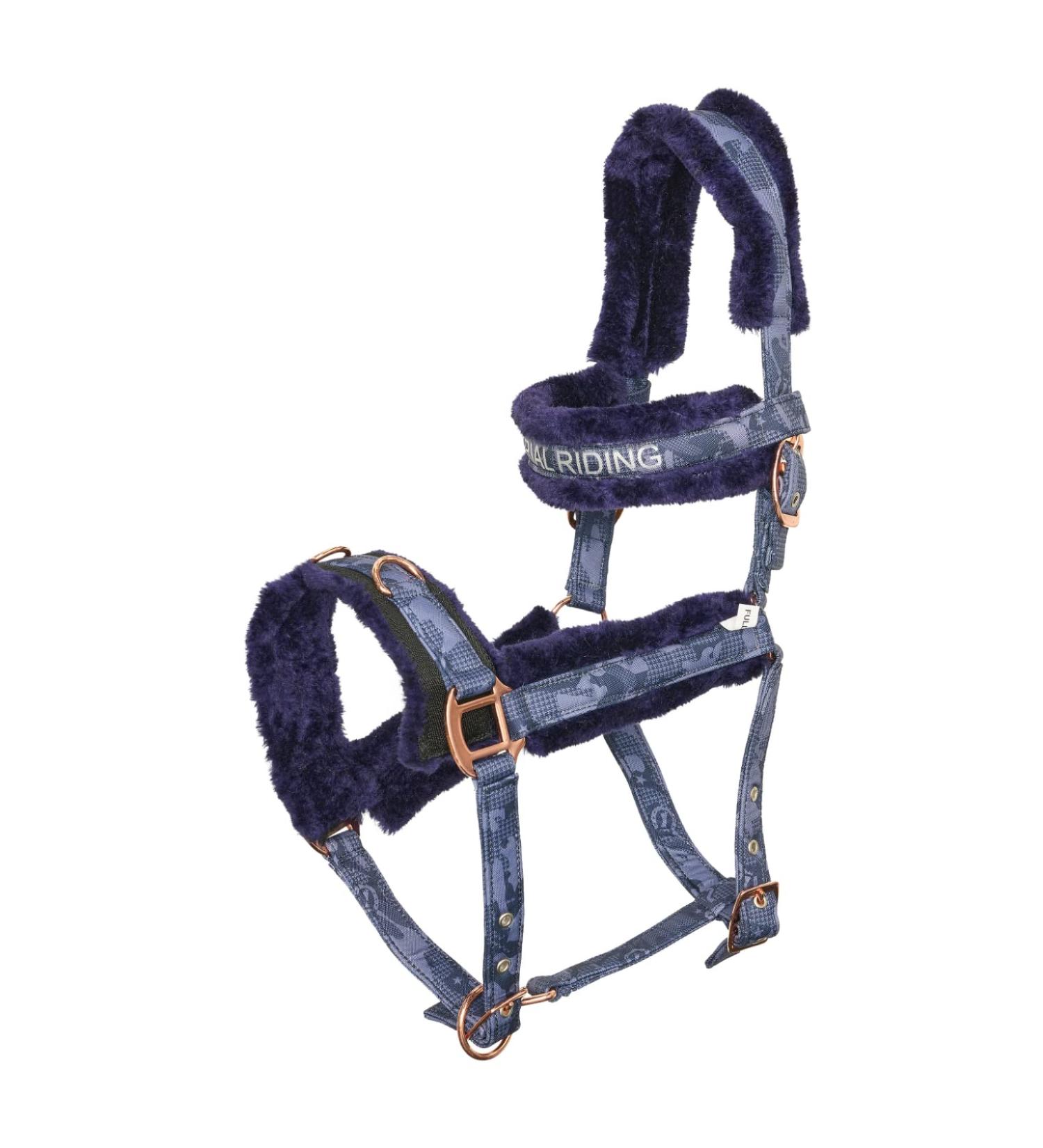 Imperial Riding Cavesson IRHAmbient Hide & Ride Navy Full