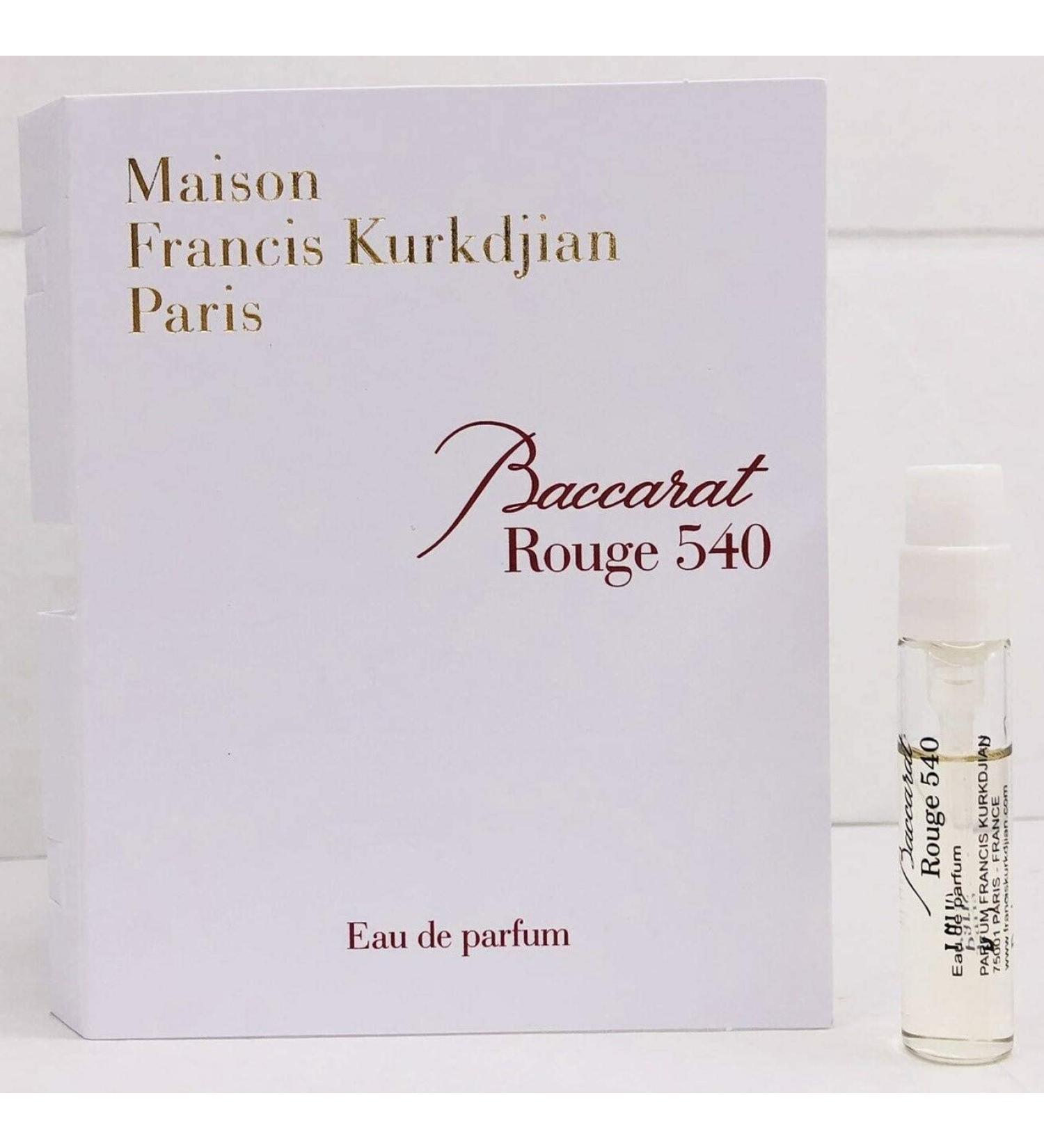Maison Francis Kurkdjian BACCARAT ROUGE 540 Eau de Parfum 2ml Vial Spray - Floral Scent | 0.06 Fl Oz - Buy Online on SooperMarket.com
