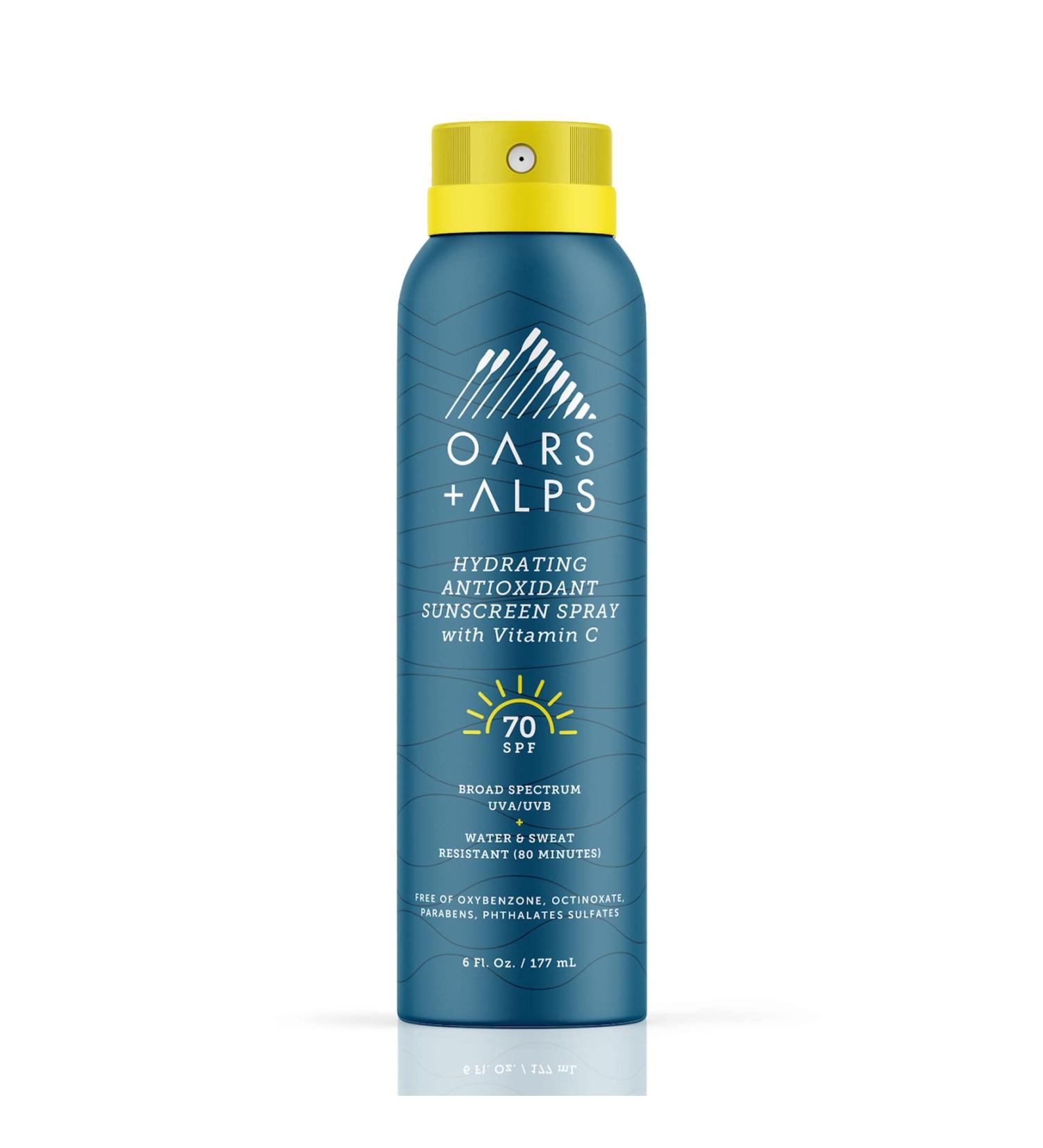 Oars + Alps Hydrating Antioxidant SPF 70 Spray - Ultimate Sun Protection - Buy Online on SooperMarket.com