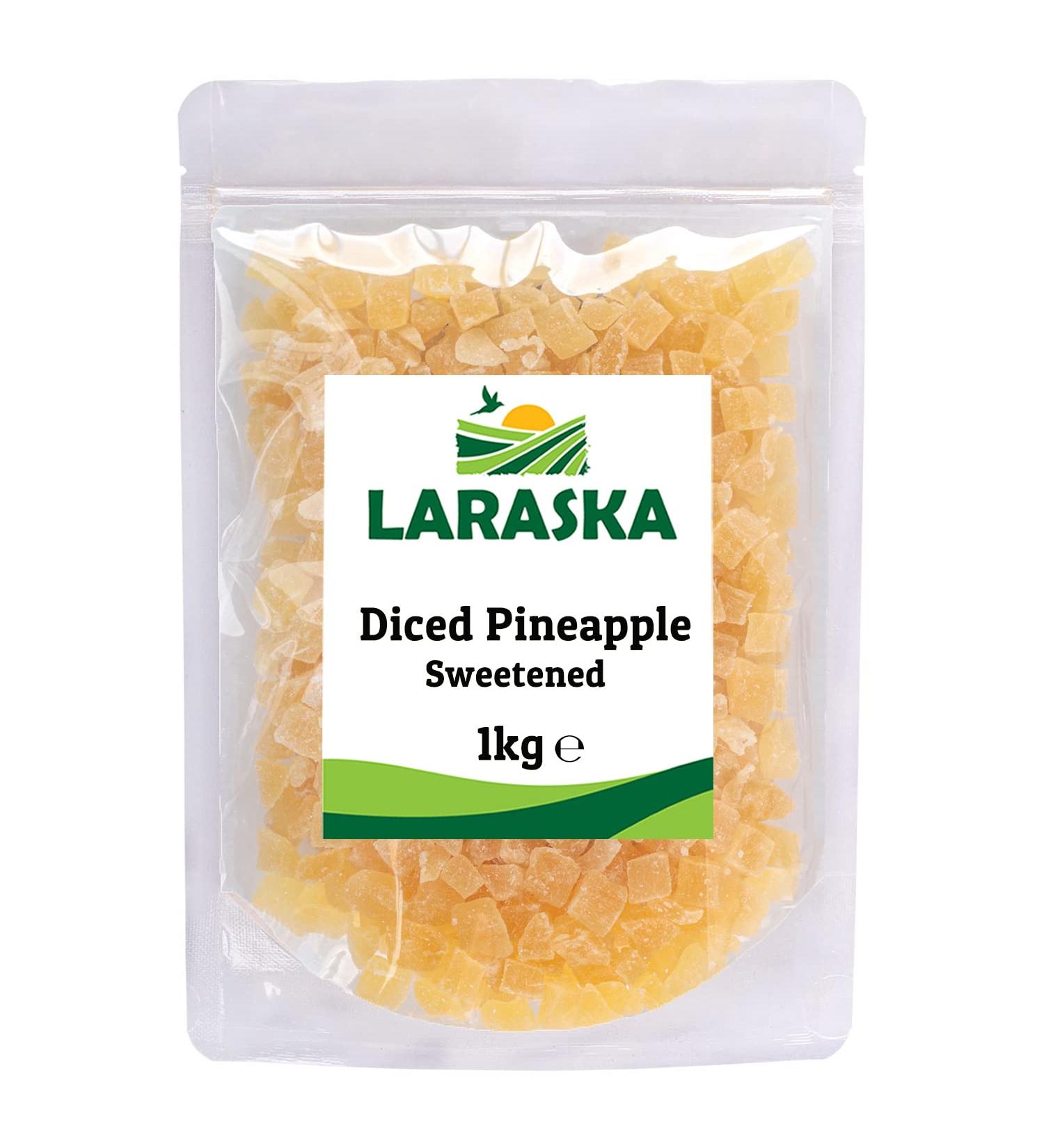 Diced Dried Pineapple Sweetened 1kg - Healthy Snack Fruity Premium Quality