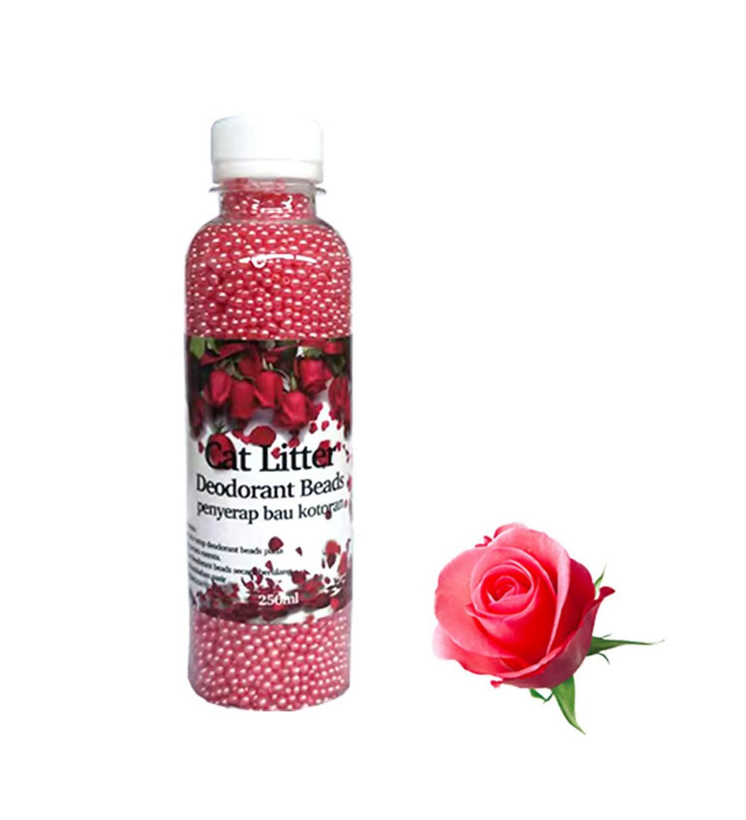 Cat litter companion - special deodorant beads| Combats Cat Odors and Neutralizes Smells to Keep Your Home Clean 250ML The scent of roses - Buy Online on SooperMarket.com