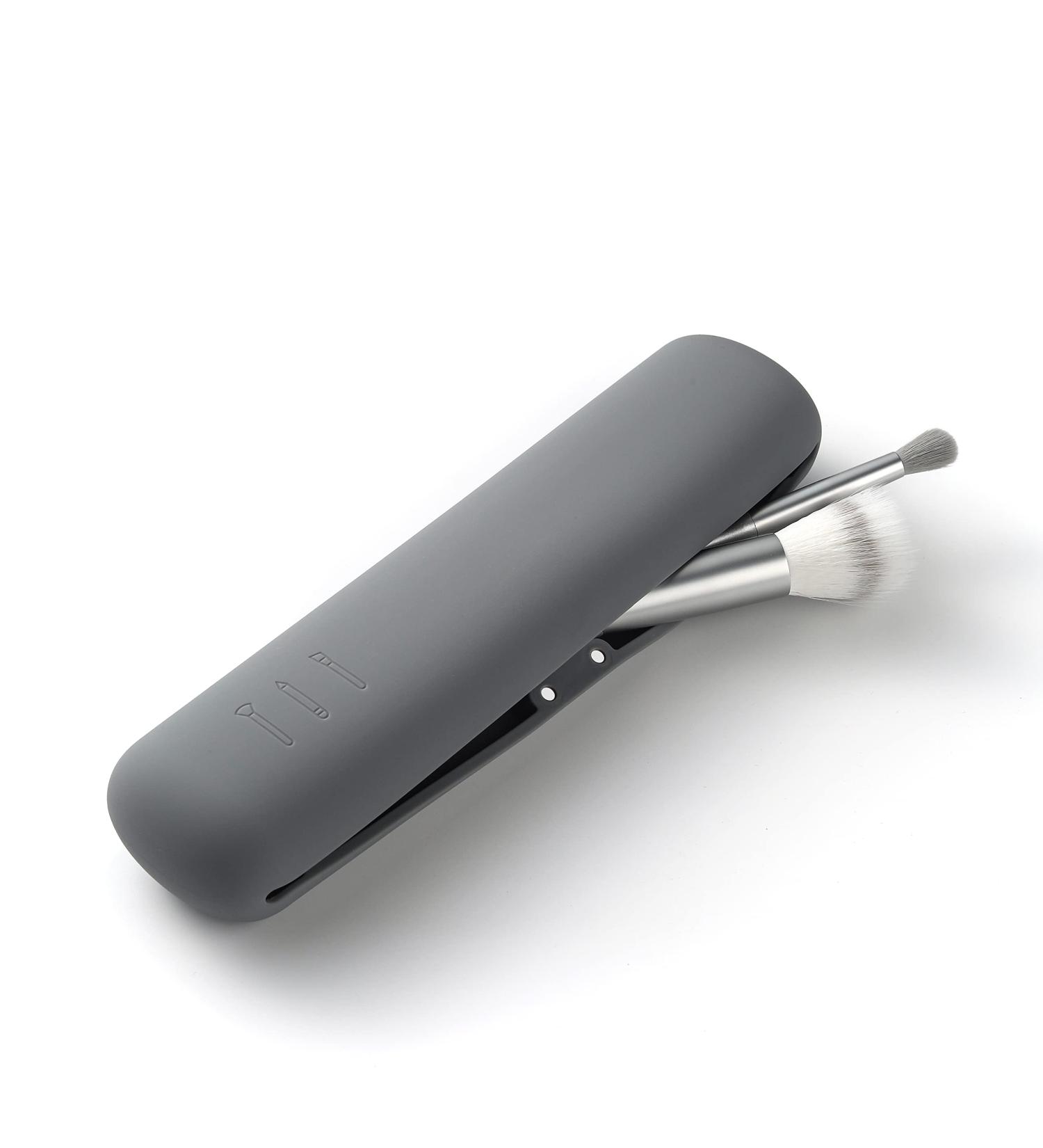 Fnyes Travel Makeup Brush Holder S Gray | Compact & Stylish for On-the-Go Beauty - Buy Online on SooperMarket.com
