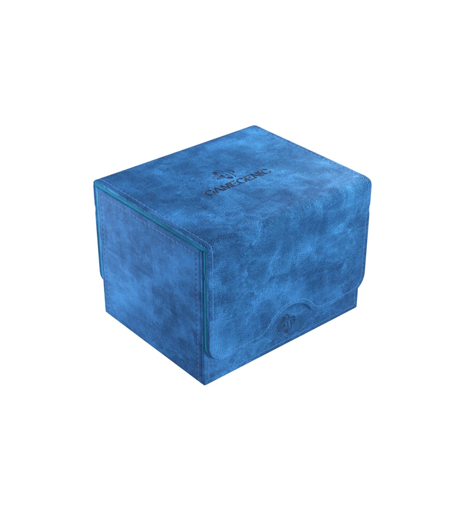 Gamegenic Sidekick 100+ XL Convertible Deck Box - Blue | Sideloading Card Storage for 100 Double-Sleeved Cards | Removable Cover Clips | Extra Thick Inner Sleeves | GGS20092ML - Buy Online on SooperMarket.com