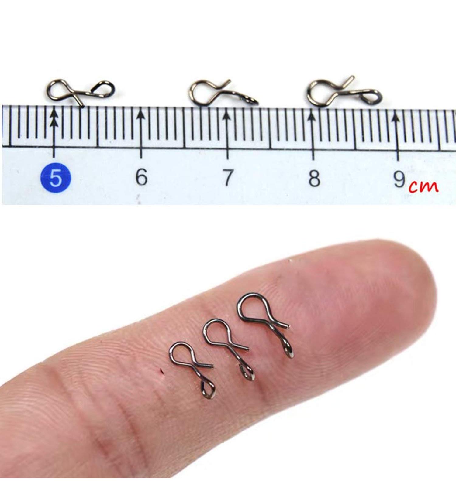 Greatfishing Stainless Steel Quick Change Fly Hook Snap Combo - 150pc, 3 Sizes - Buy Online on SooperMarket.com