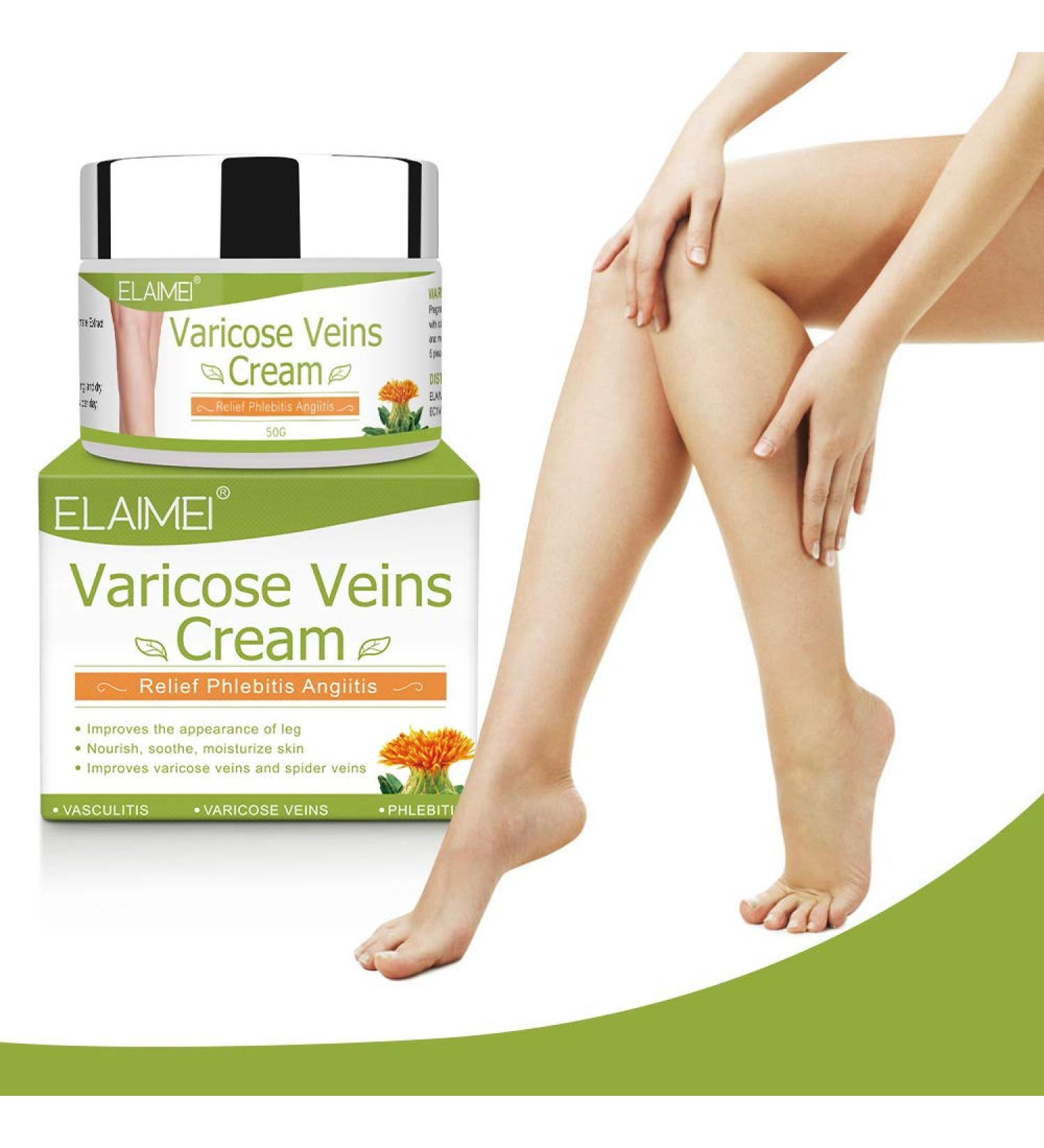 Varicose Veins Treatment Cream 50G - Spider Vein Relief for Tired, Heavy Legs | Strengthen Capillaries, Improve Leg Appearance - Buy Online on SooperMarket.com