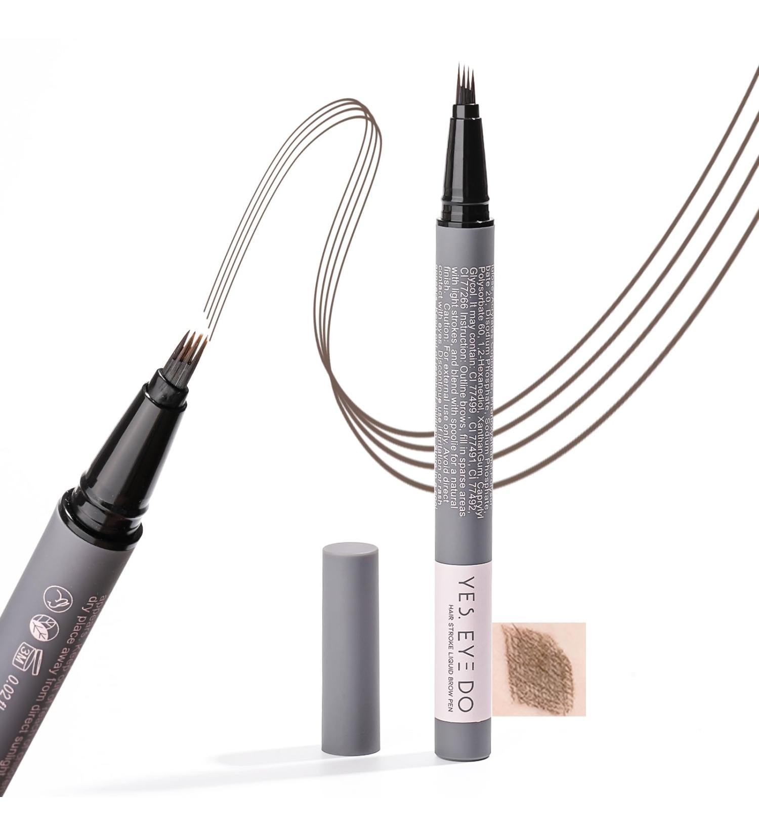 4-Tip Eyebrow Pencil Deep Brown - Natural Definition Smudge-Proof Durable | YES.EYE DO - Buy Online on SooperMarket.com