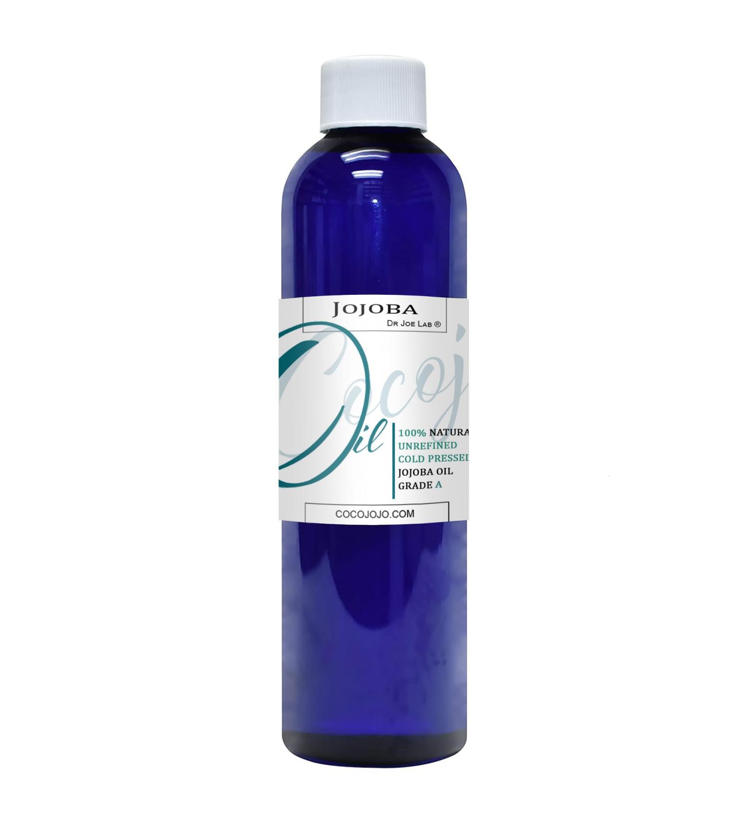 Pure Cold Pressed Jojoba Oil 4 OZ - Natural Unrefined Moisturizer for Skin Massage & Soap Making | 100% Pure Golden Jojoba Oil - Buy Online on SooperMarket.com