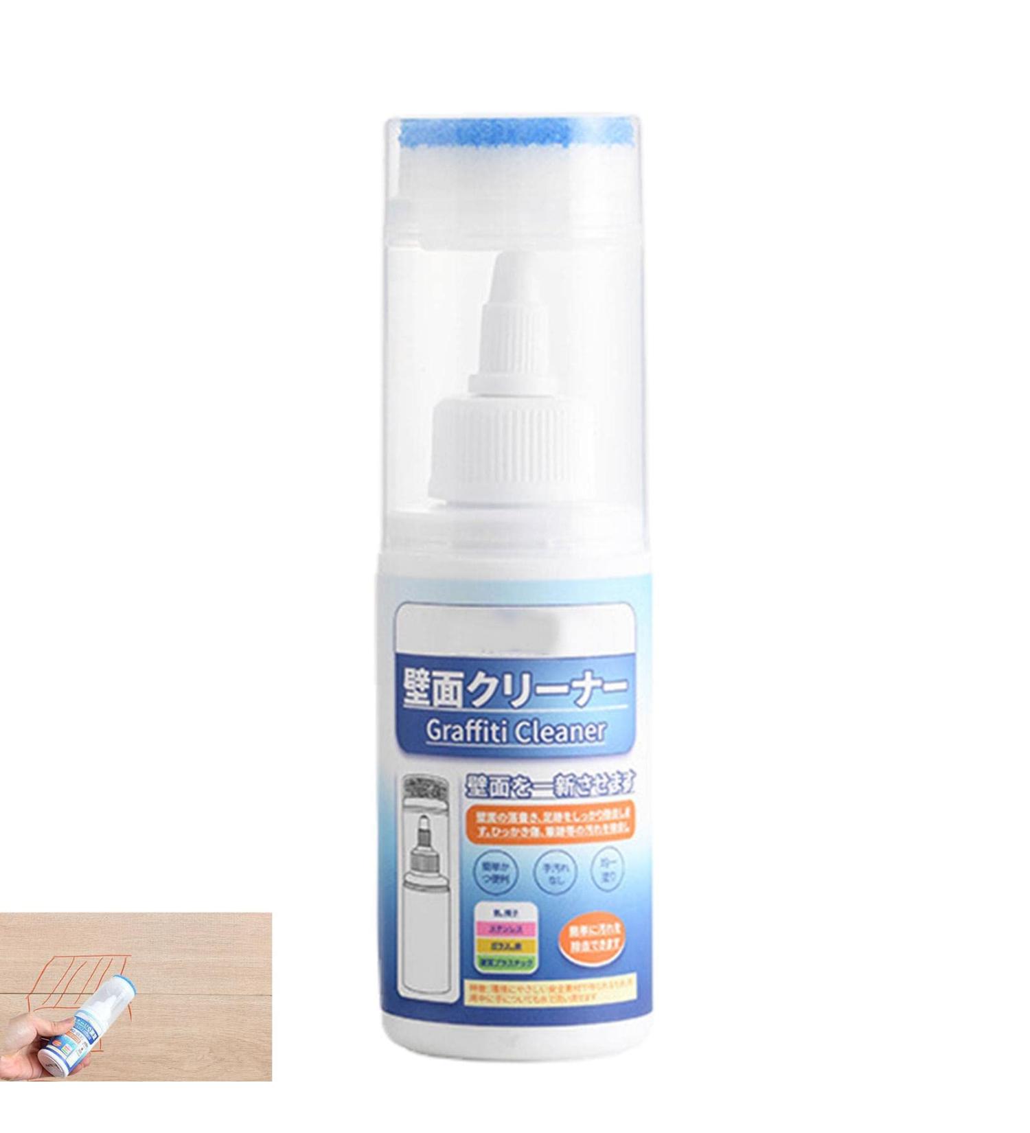 Graffiti Remover Odorless Graffiti Spray Paint Remover with Sponge Brush Wall Graffiti Cleaner Easily Cover Up Graffiti & Stains for Wall Glass Floor Single Attribute - Buy Online on SooperMarket.com