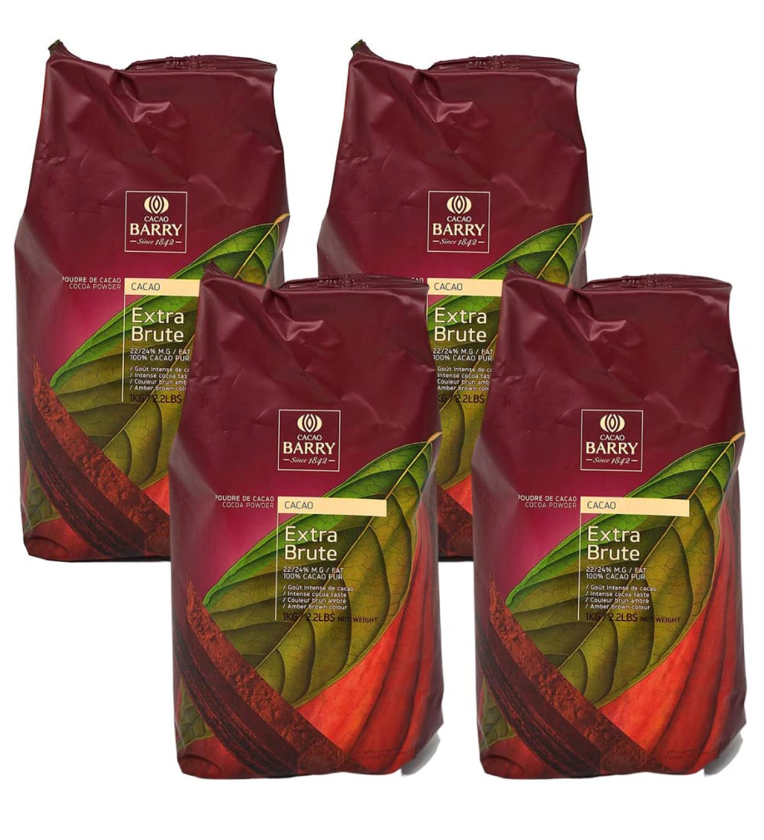 Callebaut Extra Brute Cocoa Powder 1kg x 4 - Buy Online on SooperMarket.com