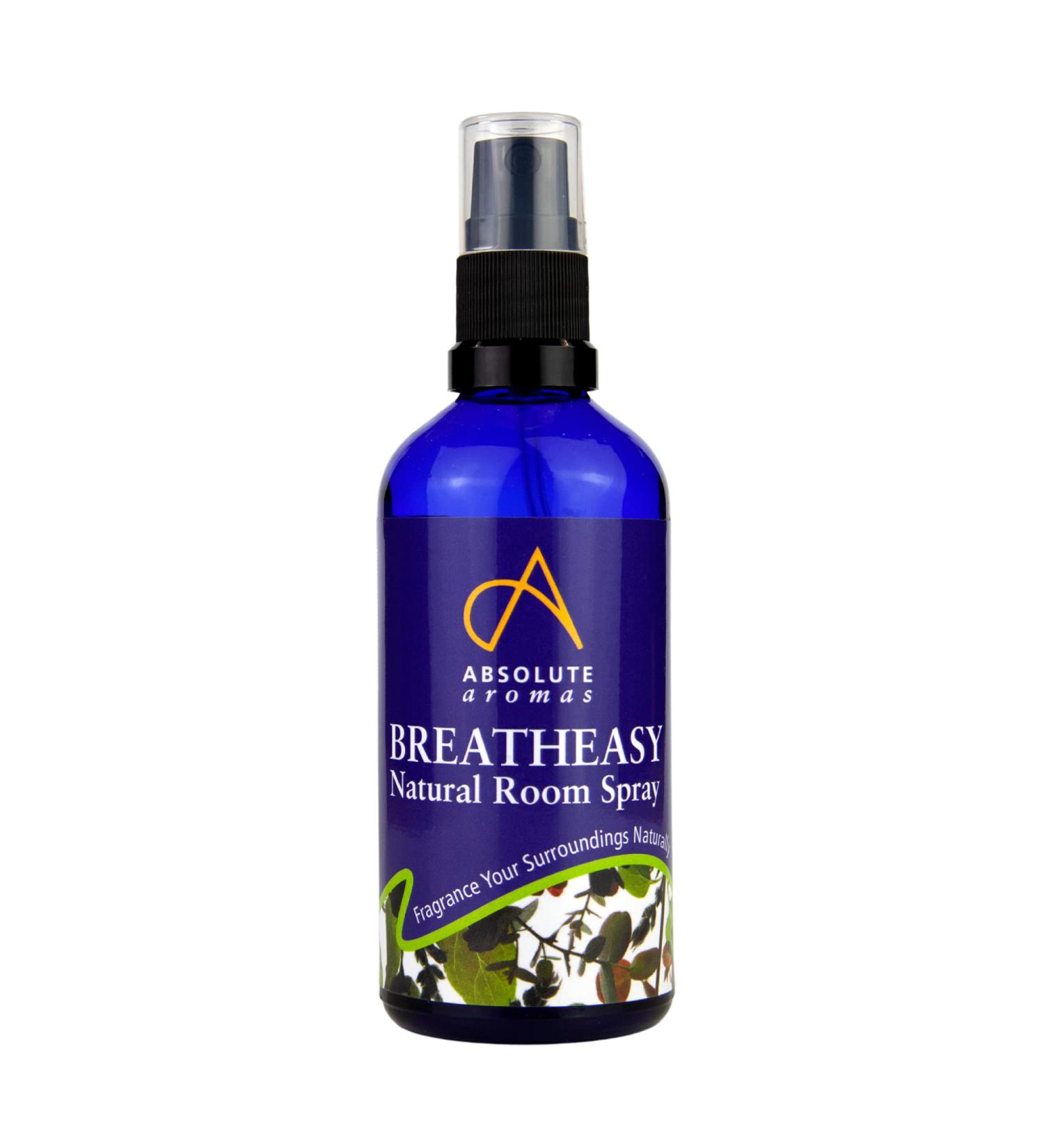 Absolute Aromas Breatheasy Room Spray 100ml - Tea Tree & Peppermint Essential Oil Blend - Buy Online on SooperMarket.com