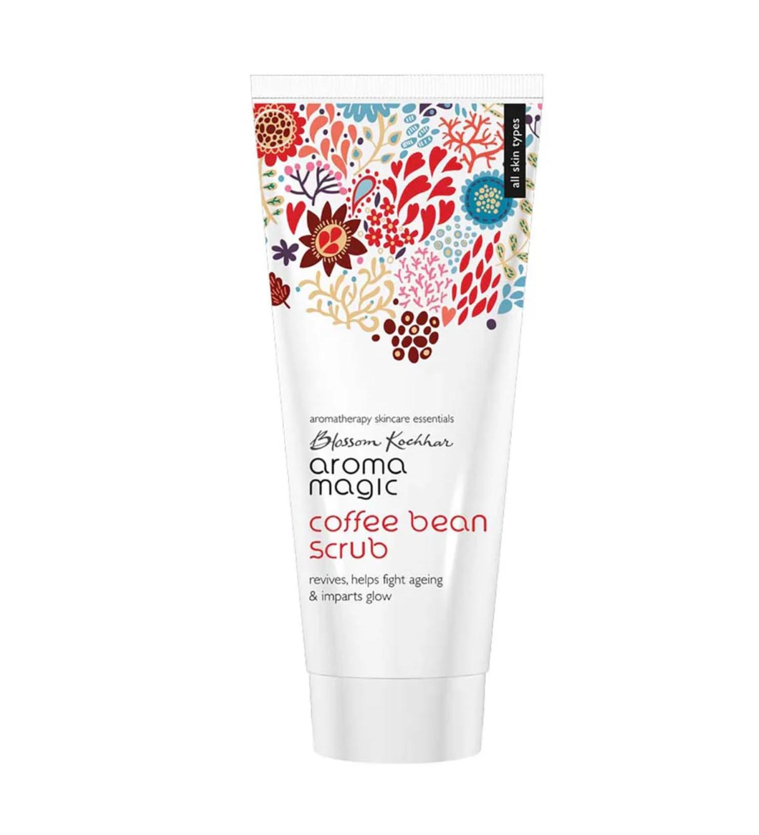 Aroma Magic Coffee Bean Face Scrub - Deep Cleansing Exfoliator with Shea Butter | Revive Tired Skin | Anti-Aging Formula | 3.38 Fl Oz (100ml) - International Shipping - Buy Online on SooperMarket.com