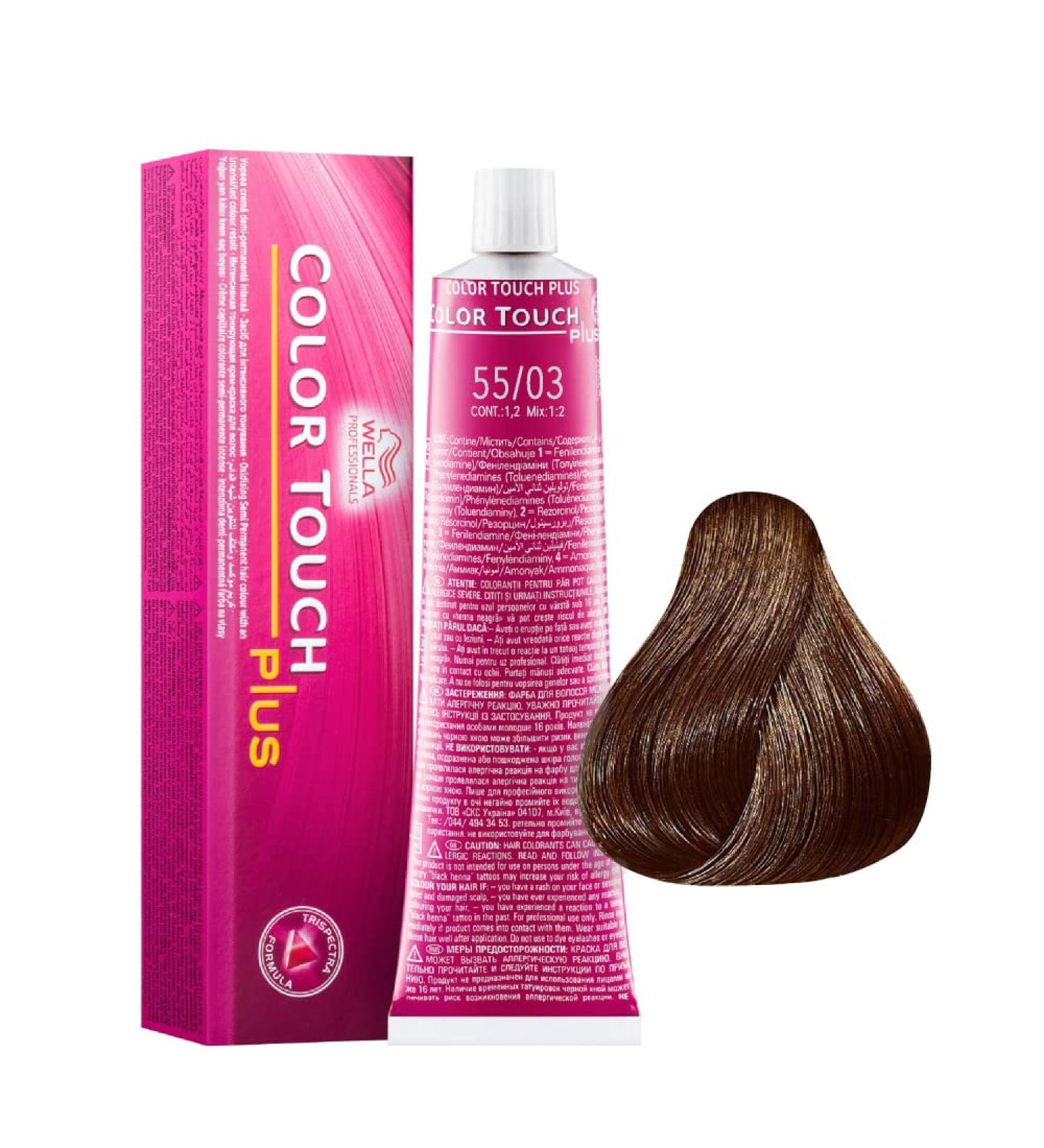 Wella Professionals Touch Plus Semipermanent Hair Colour Number 55/03 Number 55/03 1 count (Pack of 1)