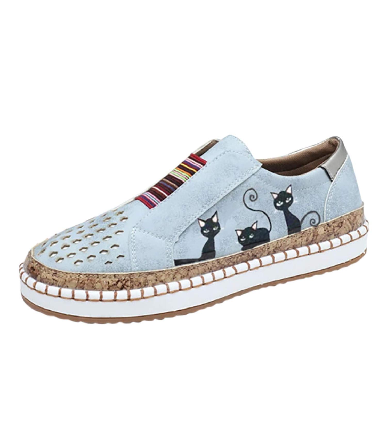 Shop Women's Summer Shoes: Stylish Blue Sneakers Slip-On Comfort & Plateau Designs - Size 41 EU - Buy Online on SooperMarket.com