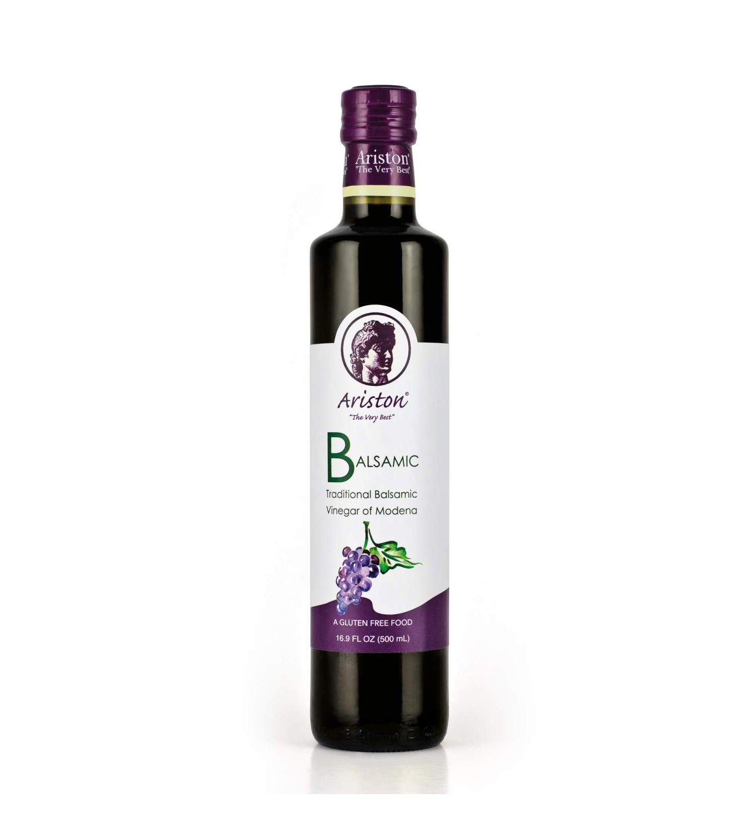 Ariston Traditional Modena Balsamic Premium Vinegar Aged 250ml Product of Italy Sweet Taste 8.45 Fl Oz (Pack of 1)