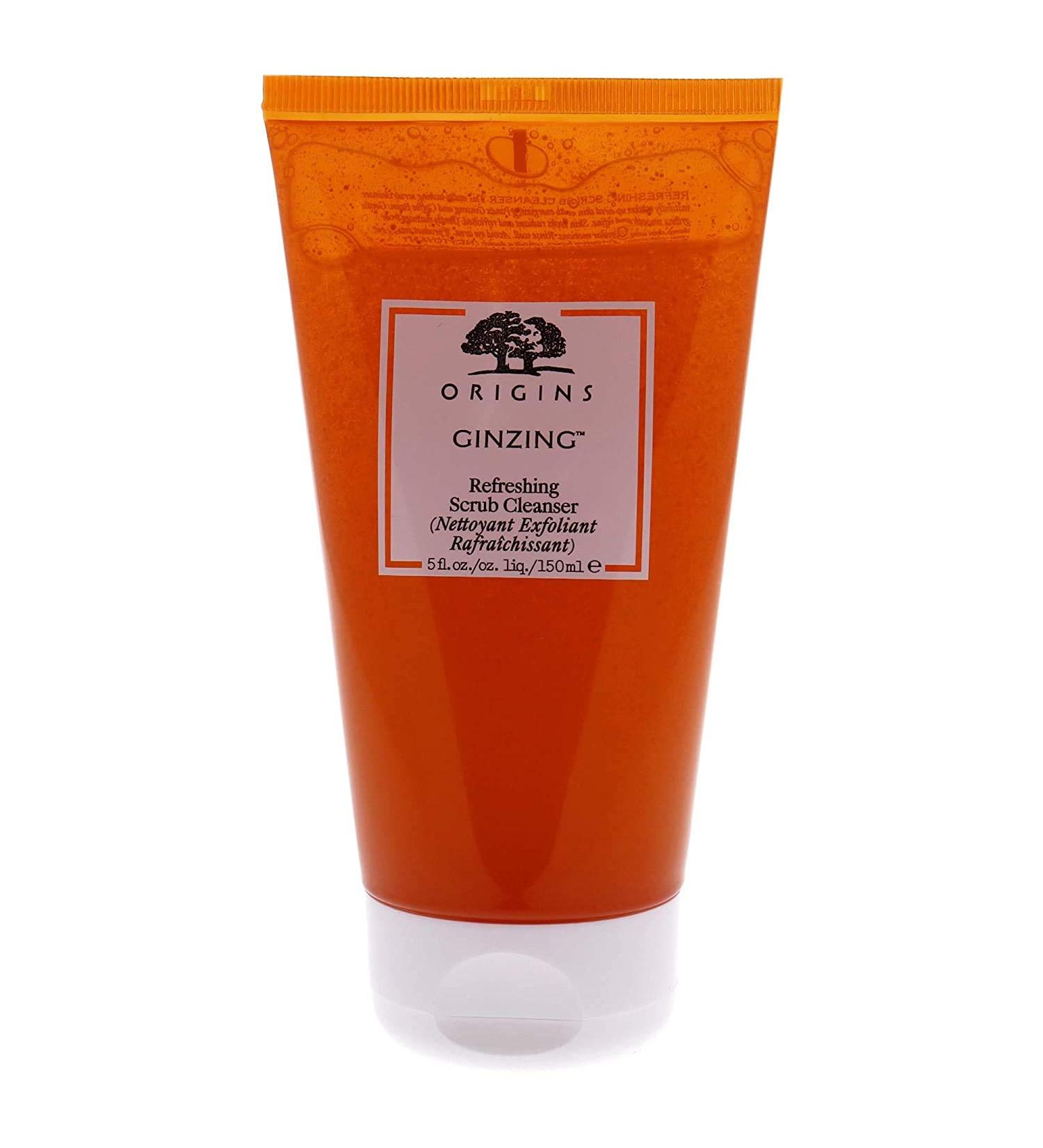 Buy ORIGINS GinZing Refreshing Scrub Cleanser 150ml - Energizing Face Wash for Glowing Skin | International Shipping - Buy Online on SooperMarket.com