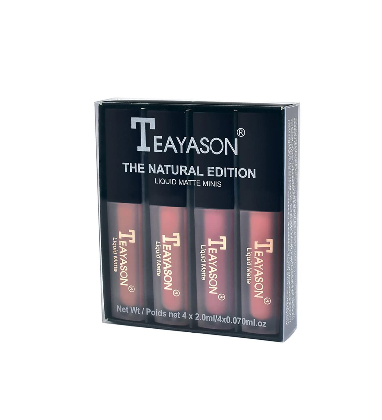 4 Pieces Waterproof Matte Liquid Lip Gloss - Non-Stick Durable Lipstick for Makeup Lovers | #01 - Buy Online on SooperMarket.com