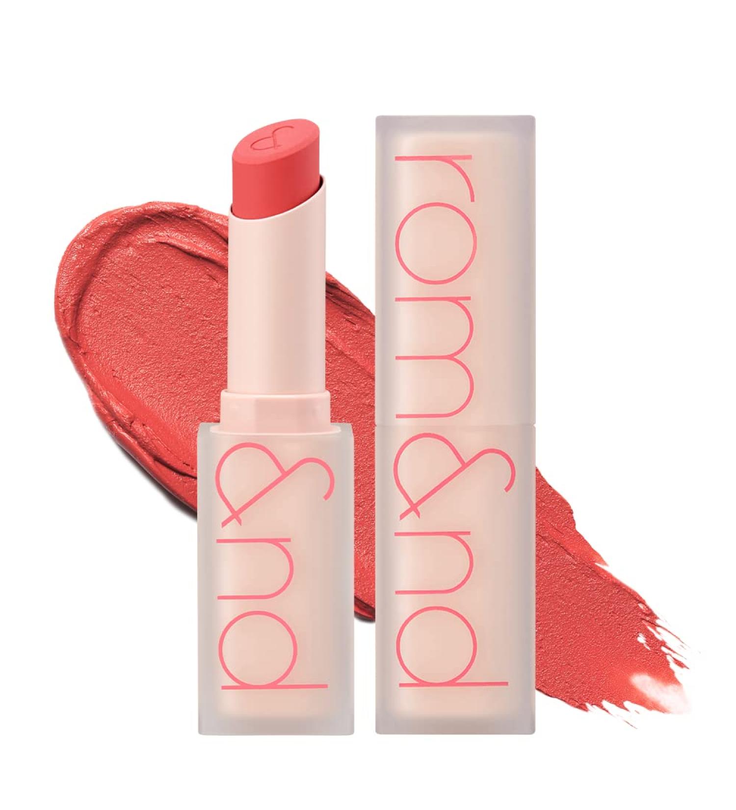 rom&nd Zero Matte Lipstick 3g - 08 ADORABLE | Intense Color | Long-Lasting | Weightless Matte Finish - Buy Online on SooperMarket.com