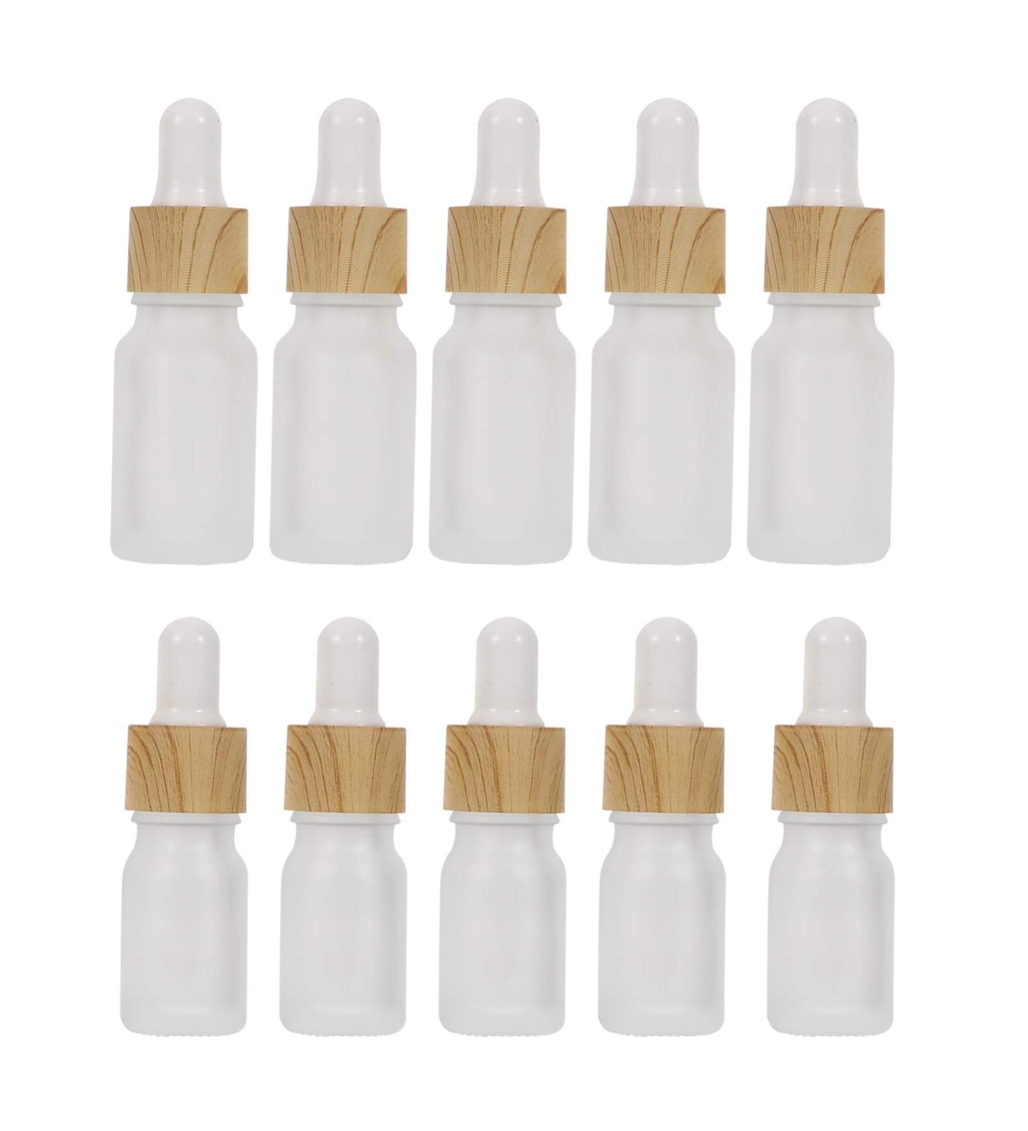Minkissy Mini Drip Bottles - 10 Pack Glass Dropper Bottles (5ml & 10ml) for Perfect Perfume Samples | International Shipping Available - Buy Online on SooperMarket.com