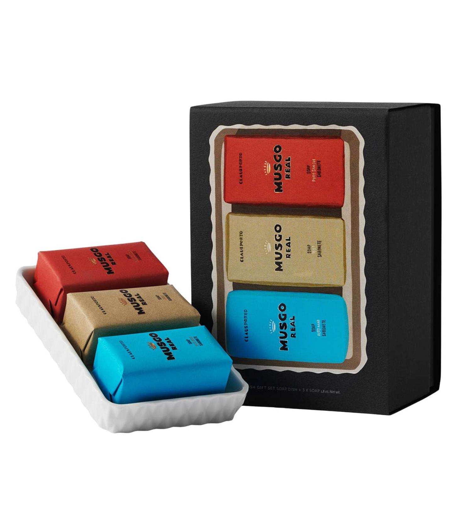 MR GiftSet Soap Dish+3x50g AltoMar PuroSangue 1887
