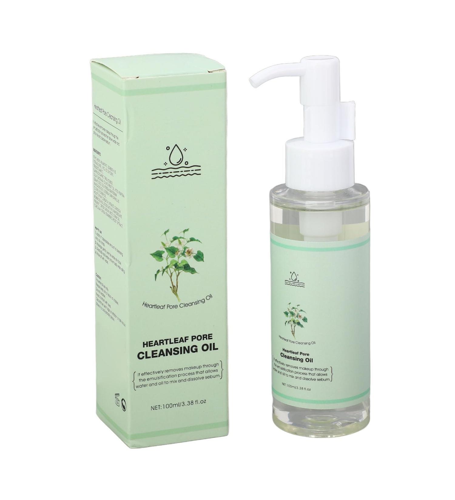 100ml Heartleaf Pore Cleansing Oil - Gentle Makeup Remover for Women | Non-Irritating & International Shipping - Buy Online on SooperMarket.com